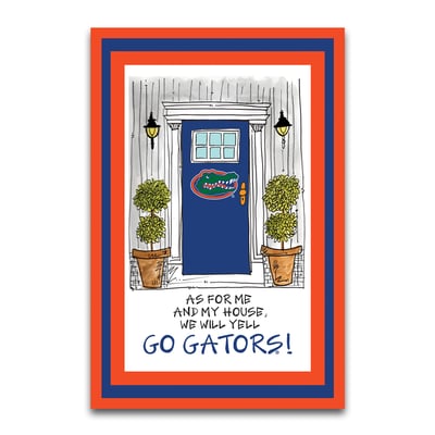 Drapeau de jardin Florida Gators « As For Me » 30 x 45 cm