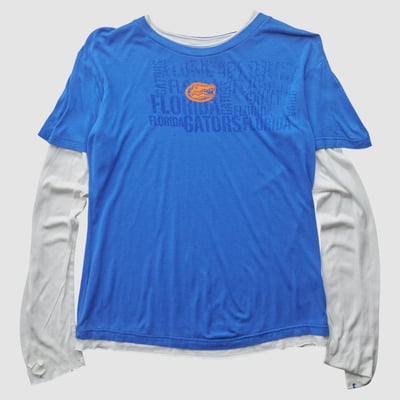 Florida Gators Nike 2010s Long Sleeve T-shirt - Blue - XL by Fanatics Real Vintage