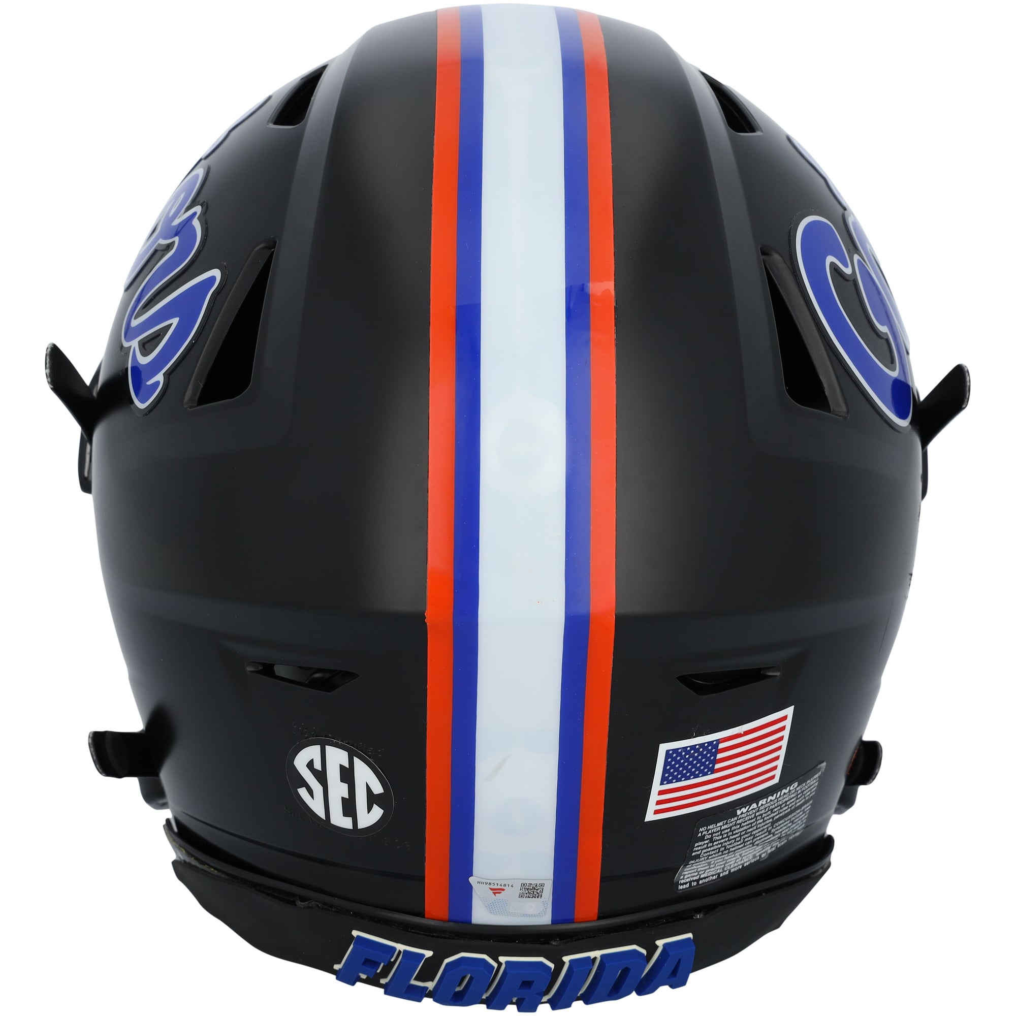 Florida Gators Team-Issued Black Riddell Helmet from the Football Program - Size