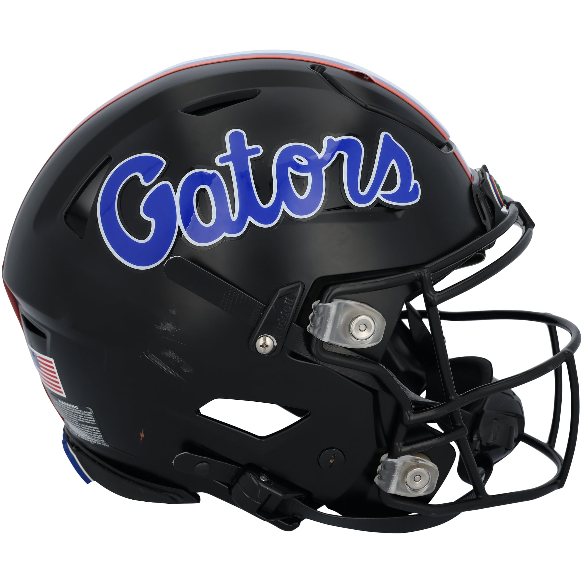 Florida Gators Team-Issued Black Riddell Helmet from the Football Program - Size
