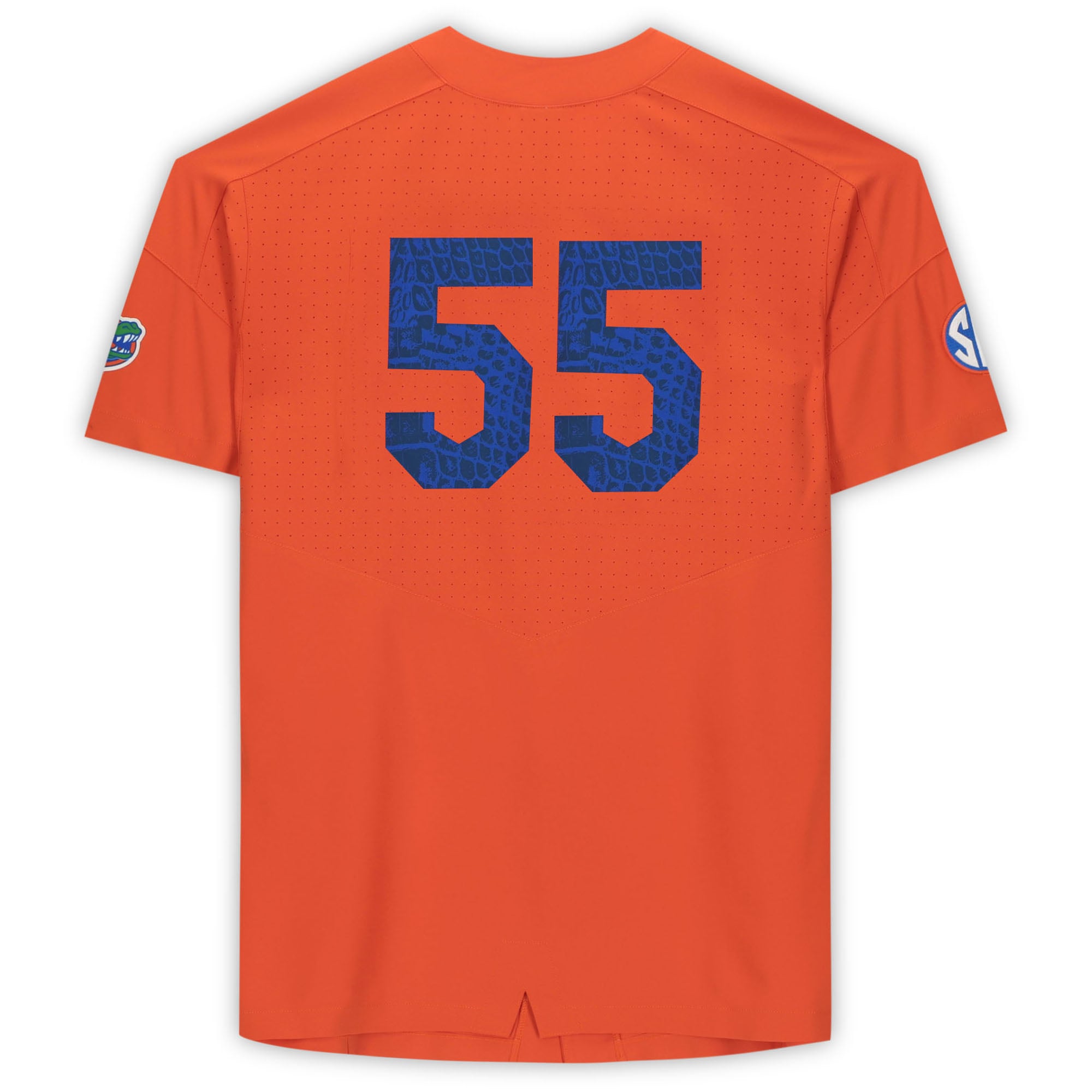 Florida Gators Team-Issued #55 Orange Jersey from the 2018-19 NCAA
