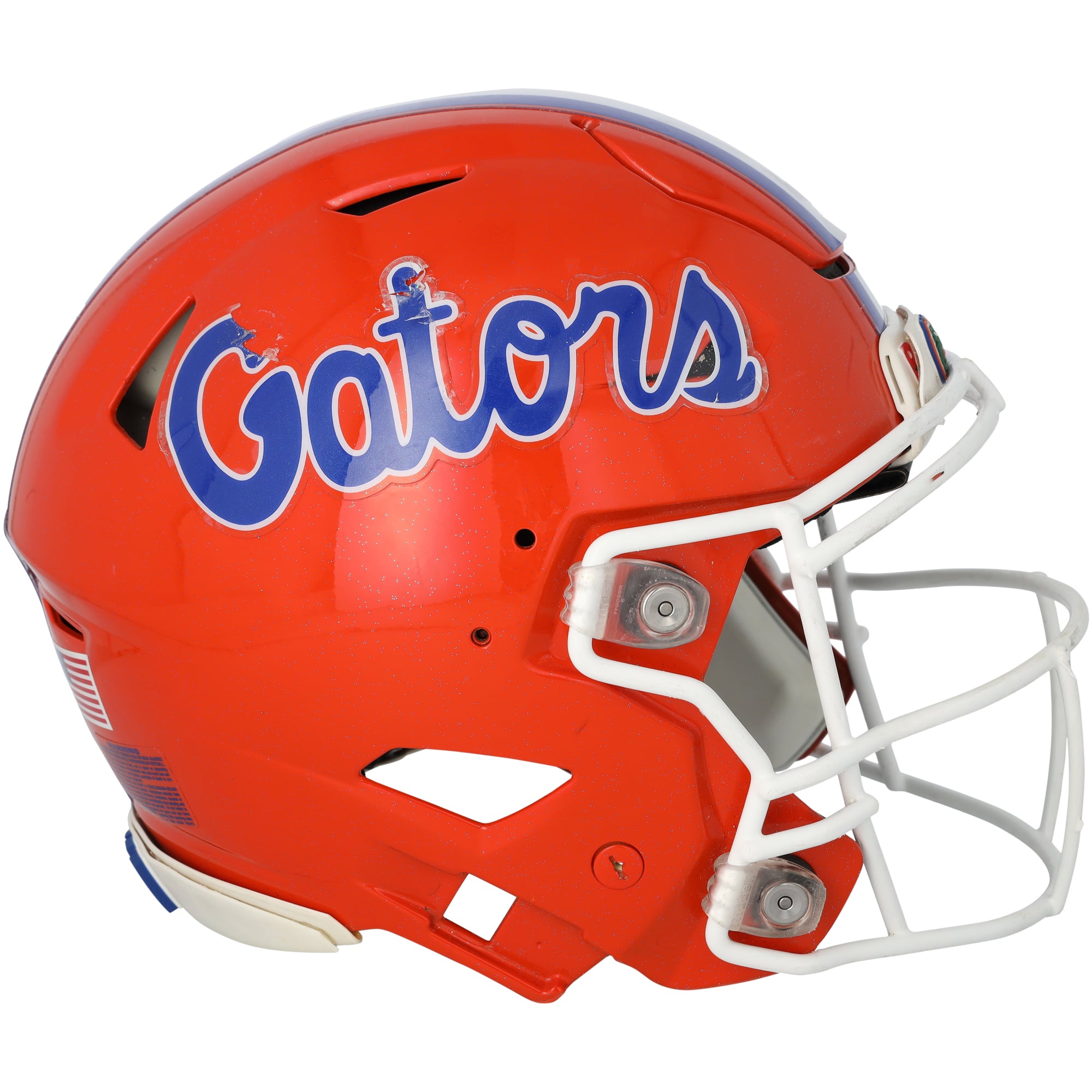 Florida Gators Team-Issued Orange Riddell Helmet from the Football Program - Size L - HH98514899