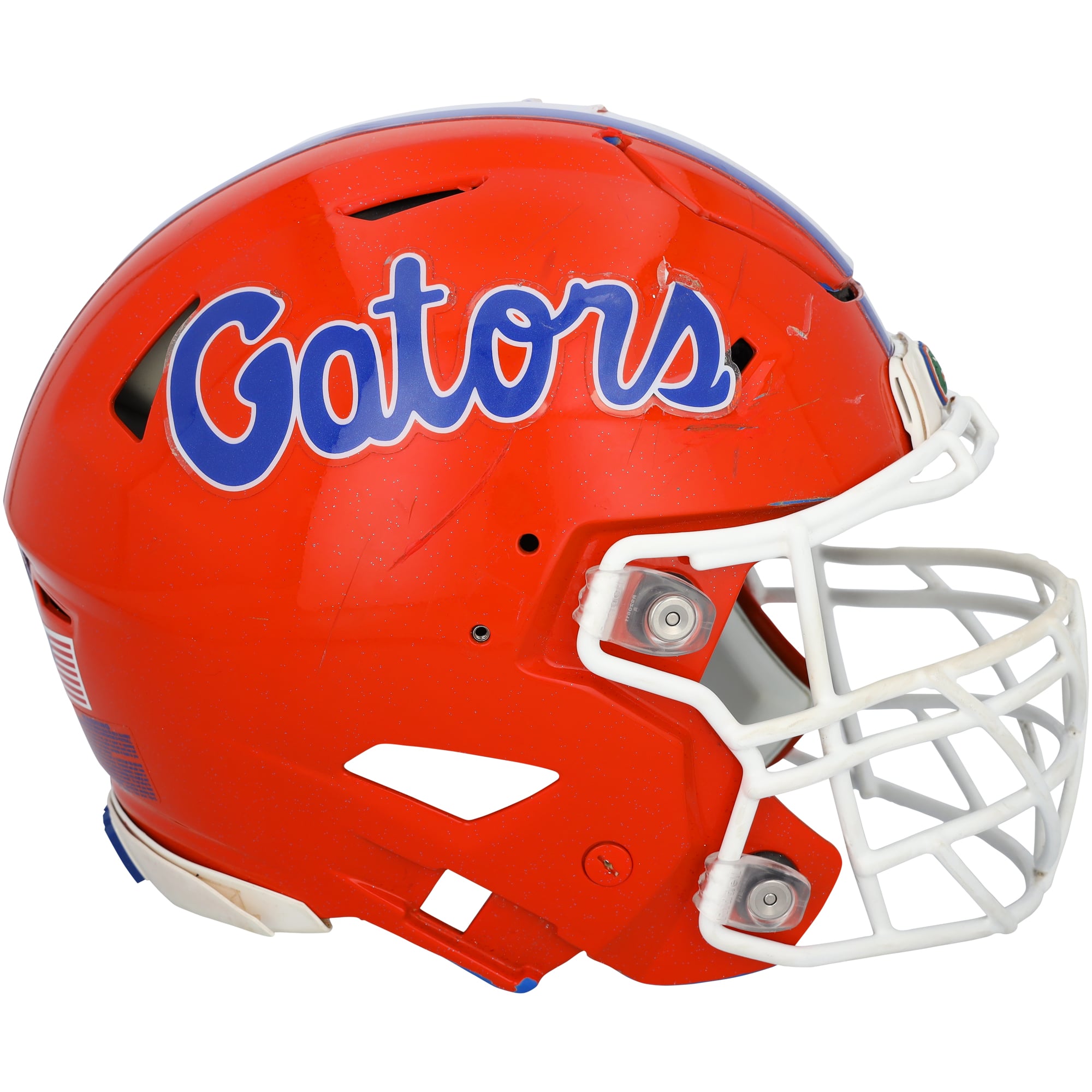 Florida Gators Team-Issued Orange Riddell Helmet from the Football Program - Size XL