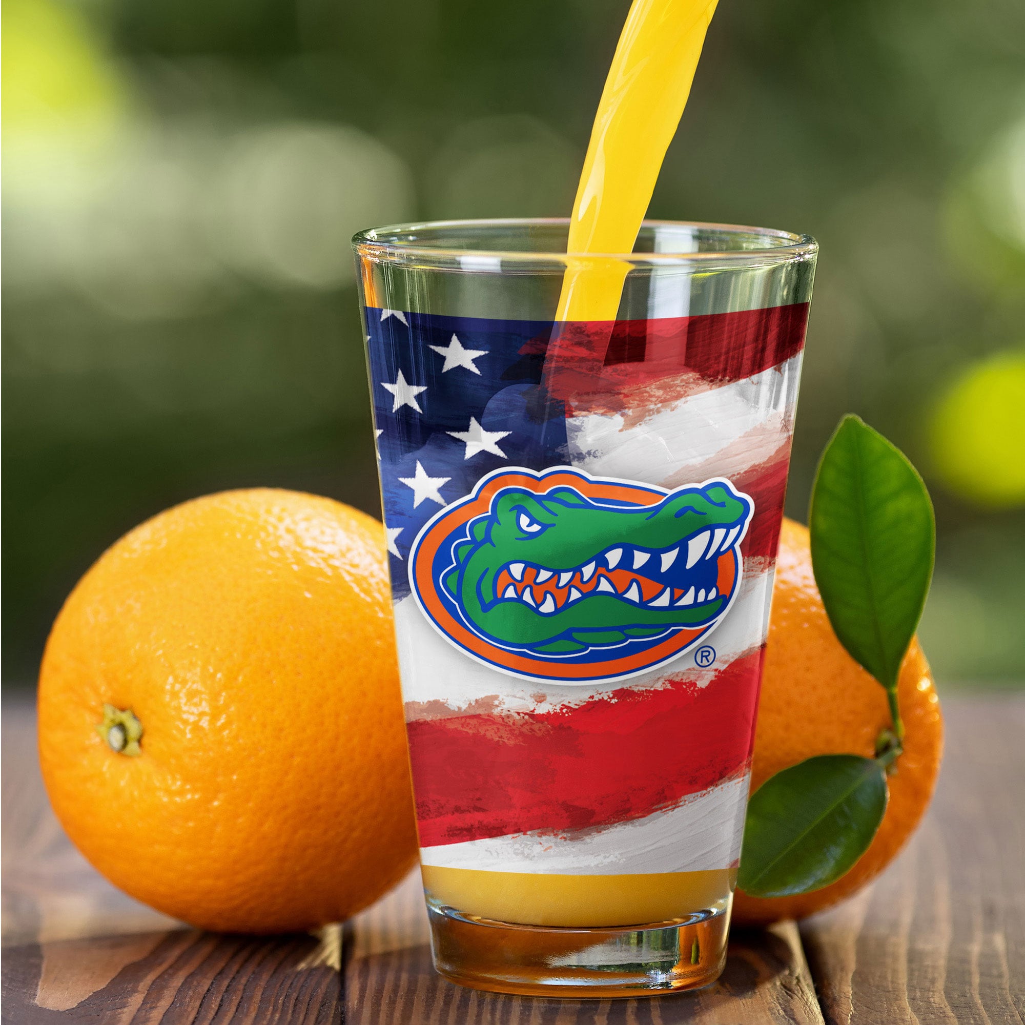 Florida Gators Two-Pack 16oz. Americana Pint Glass Set