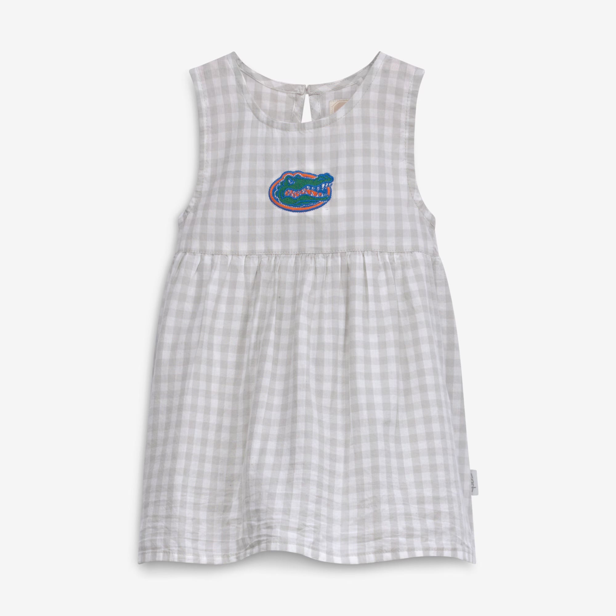 Girls Infant Garb  Gray Florida Gators Loren Gingham Dress