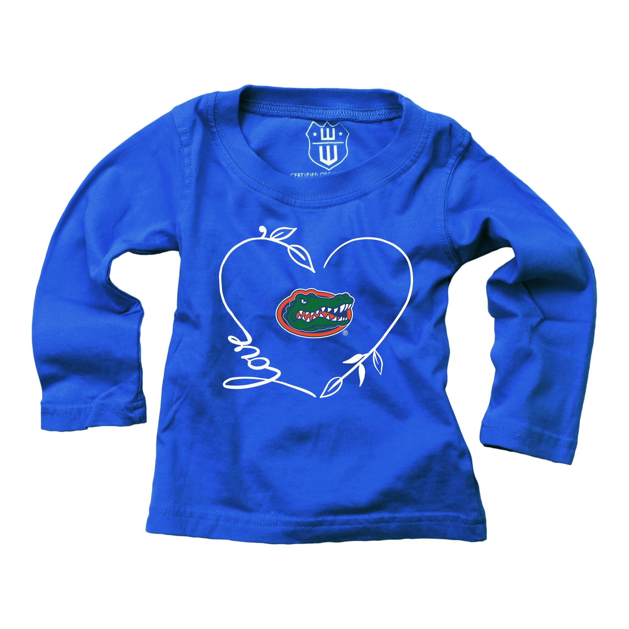 Ensemble haut à manches longues et pantalon Wes & Willy Royal Florida Gators pour bébé fille