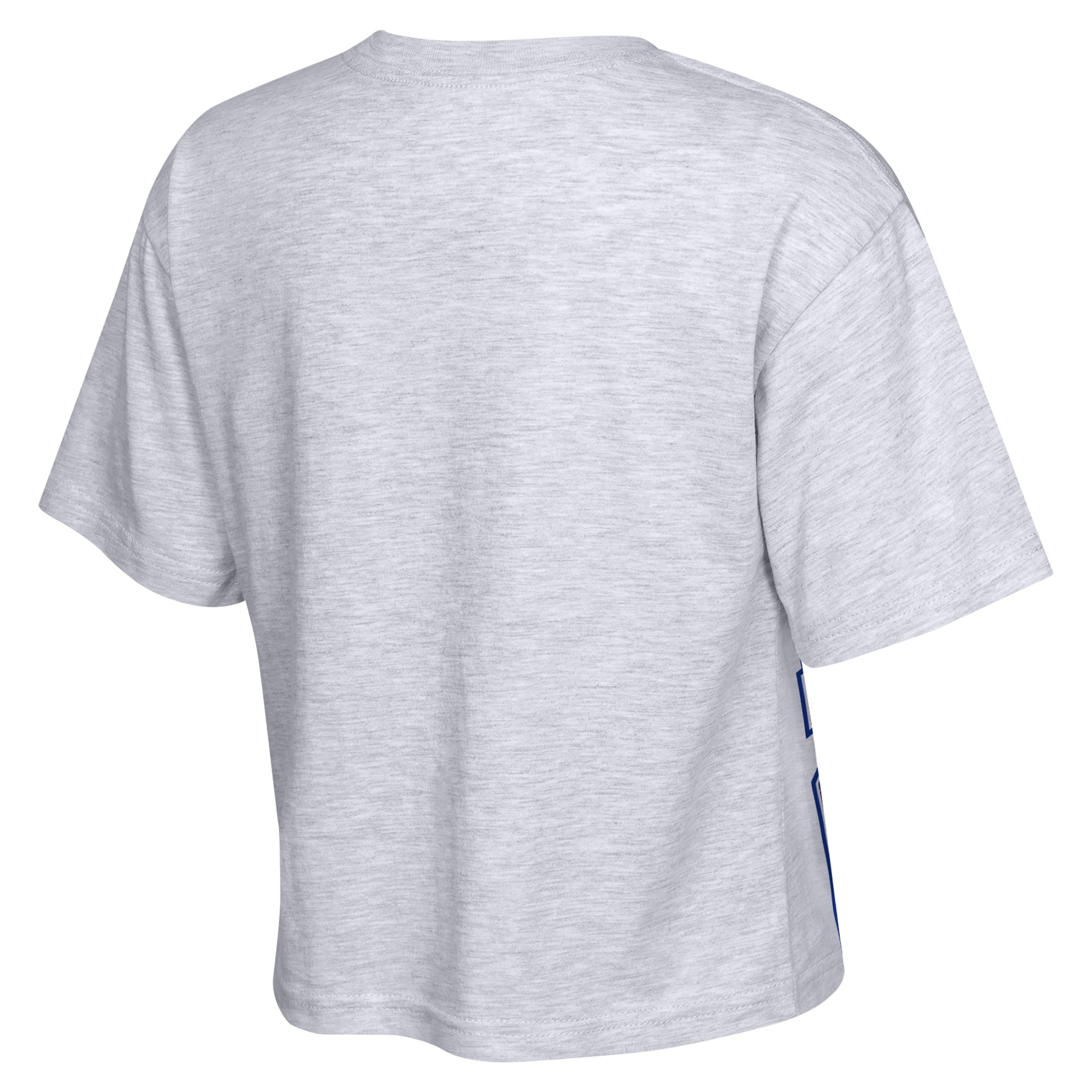 Girls Youth Outerstuff Heather Gray Florida Gators Big Team Energy Cropped Boxy T-Shirt