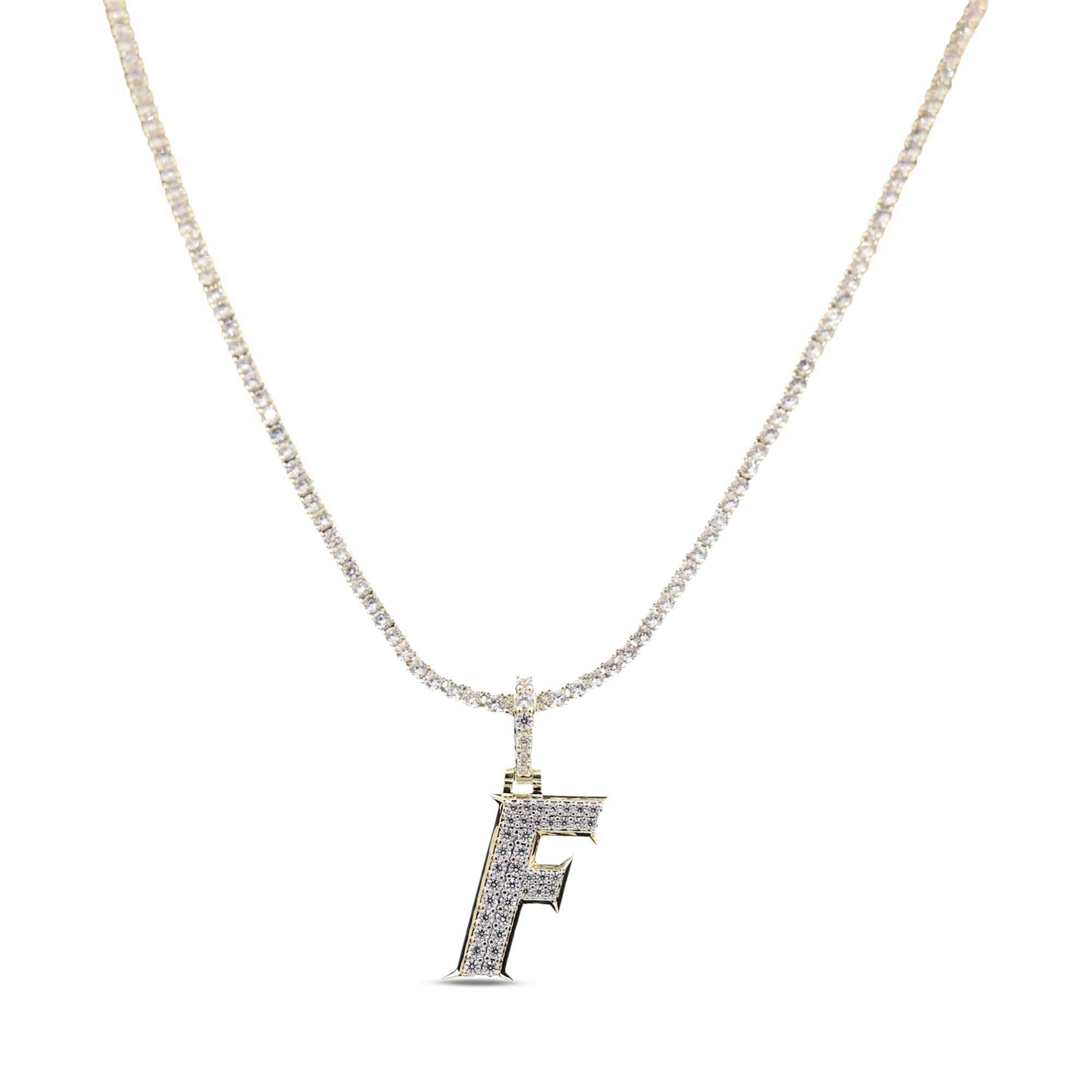GLD Florida Gators 18K Yellow Gold Logo Pendant & 20