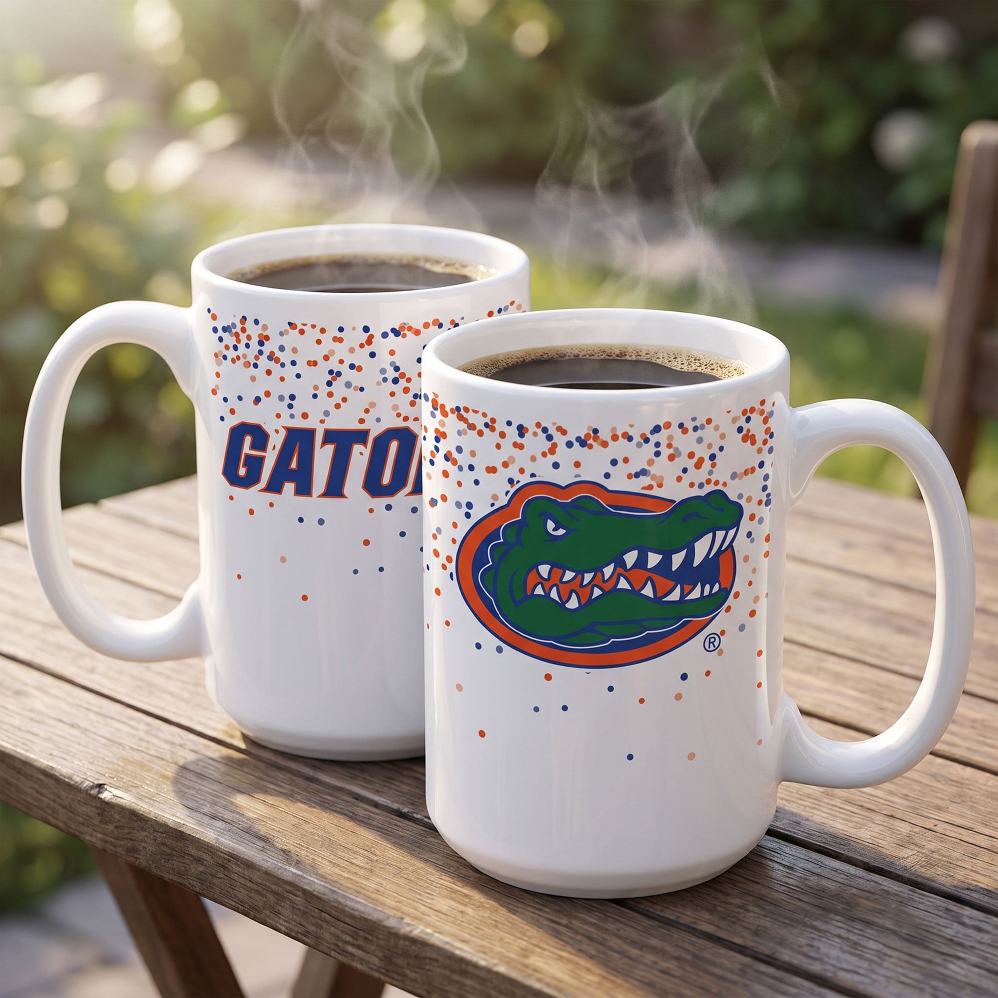 Indigo Falls Florida Gators Confetti Mug - Set of 2