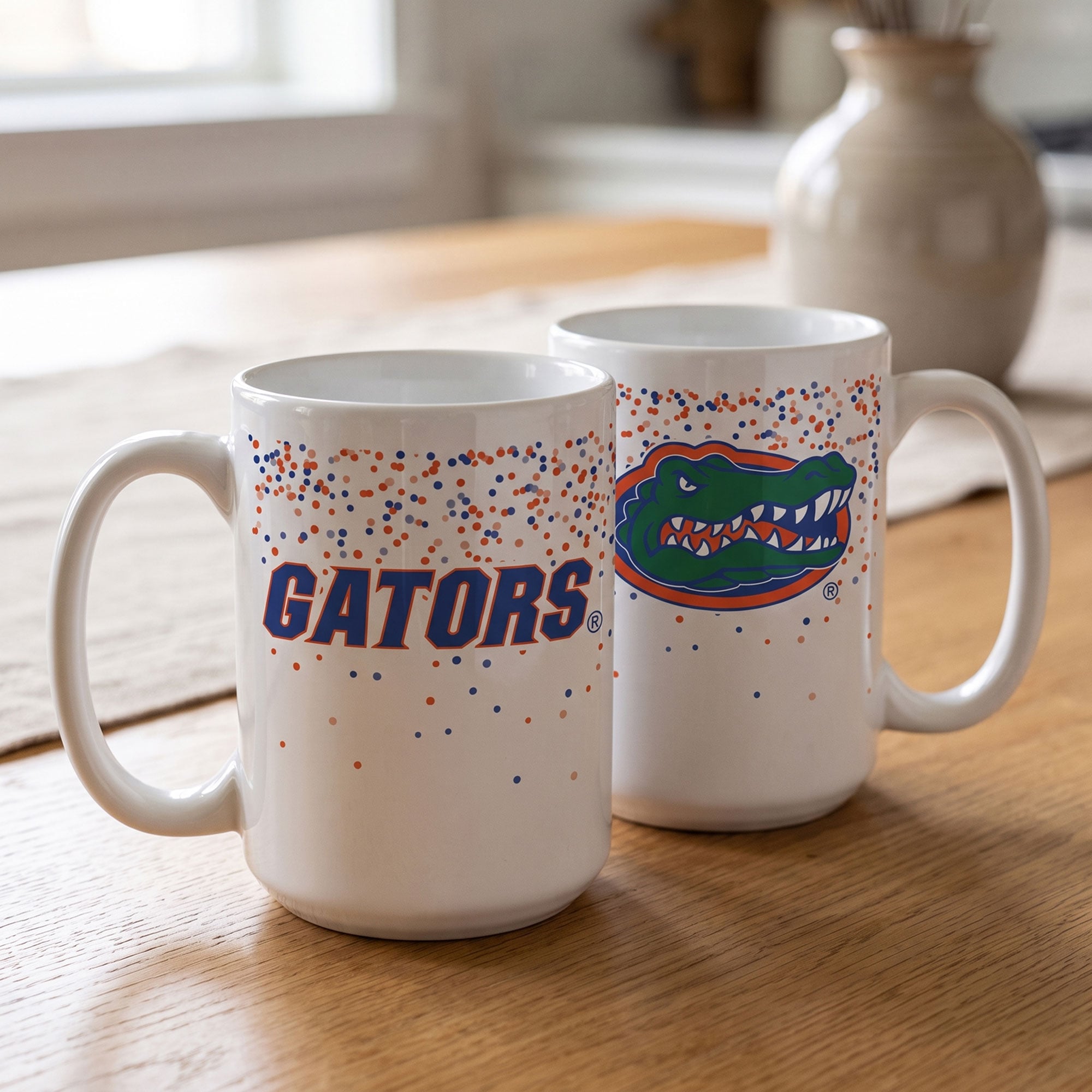 Indigo Falls Florida Gators Confetti Mug - Set of 2