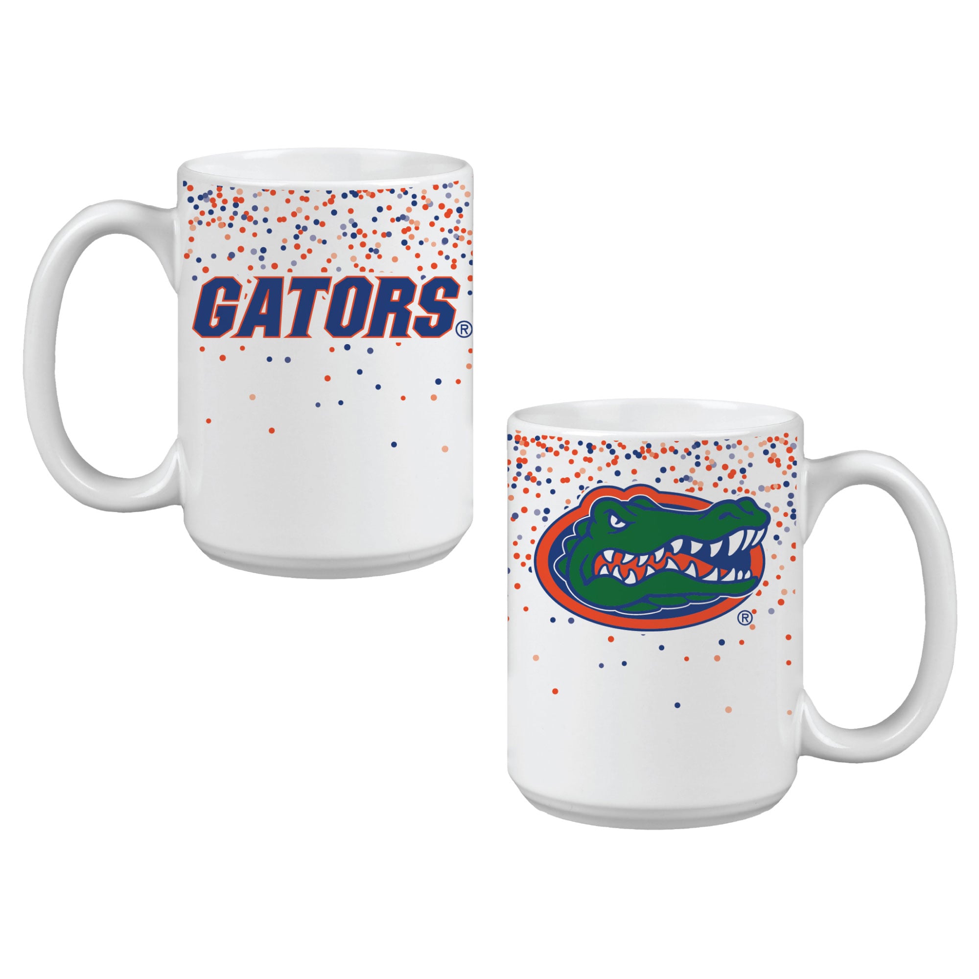 Indigo Falls Florida Gators Confetti Mug - Set of 2