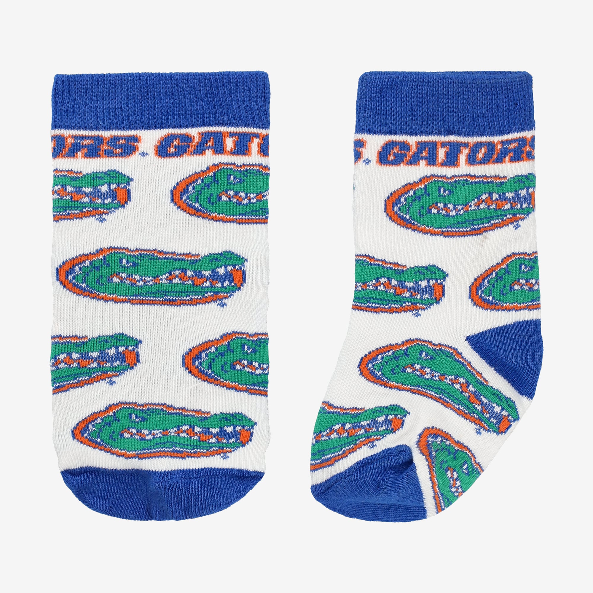 Chaussettes Baby Starter blanches à imprimé intégral Florida Gators