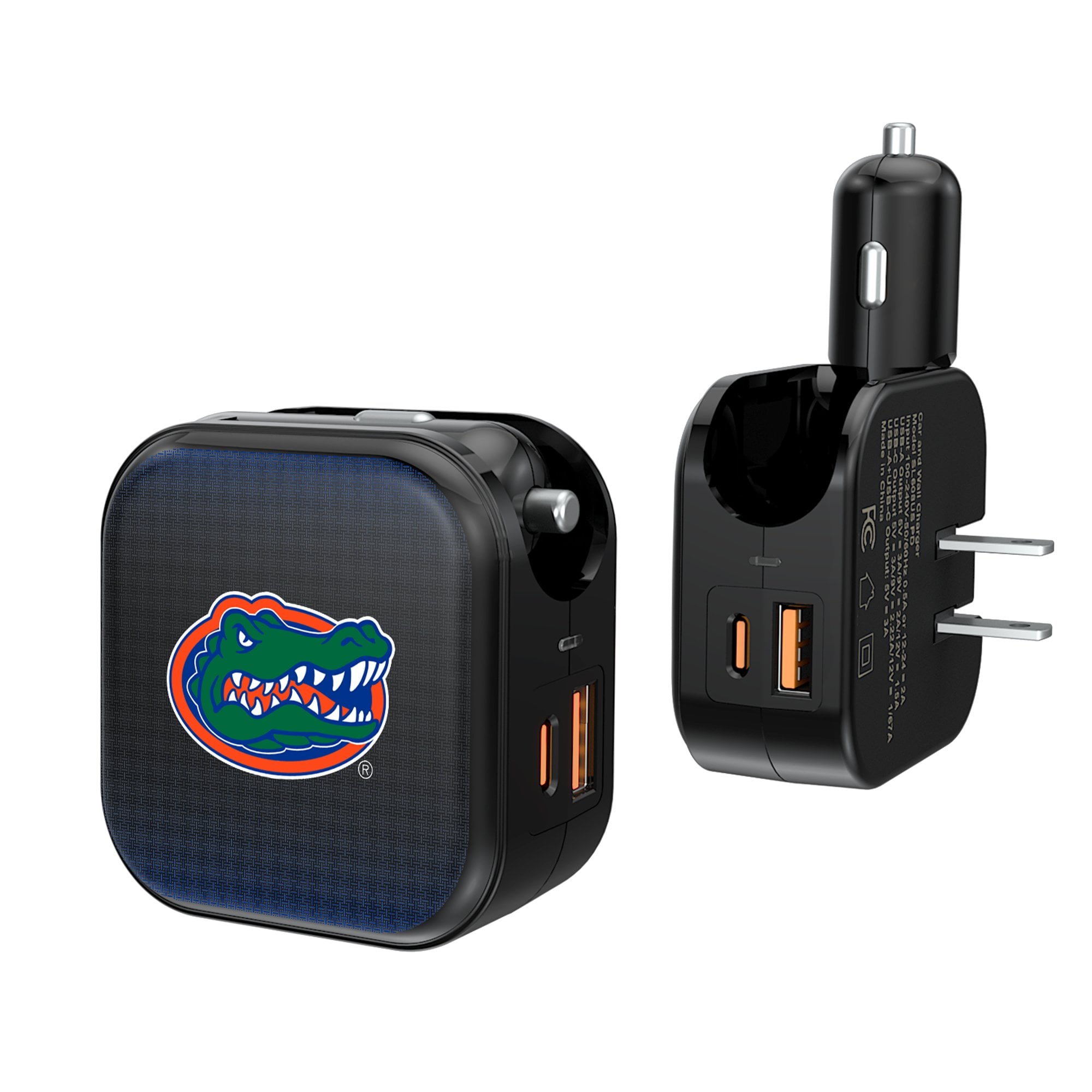 Keyscaper Florida Gators 2-in-1 USB A/C Charger