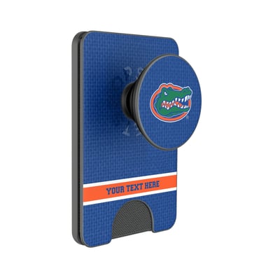 Florida Gators Keyscaper Personalized Endzone Solid PopSockets Magnetic Wallet