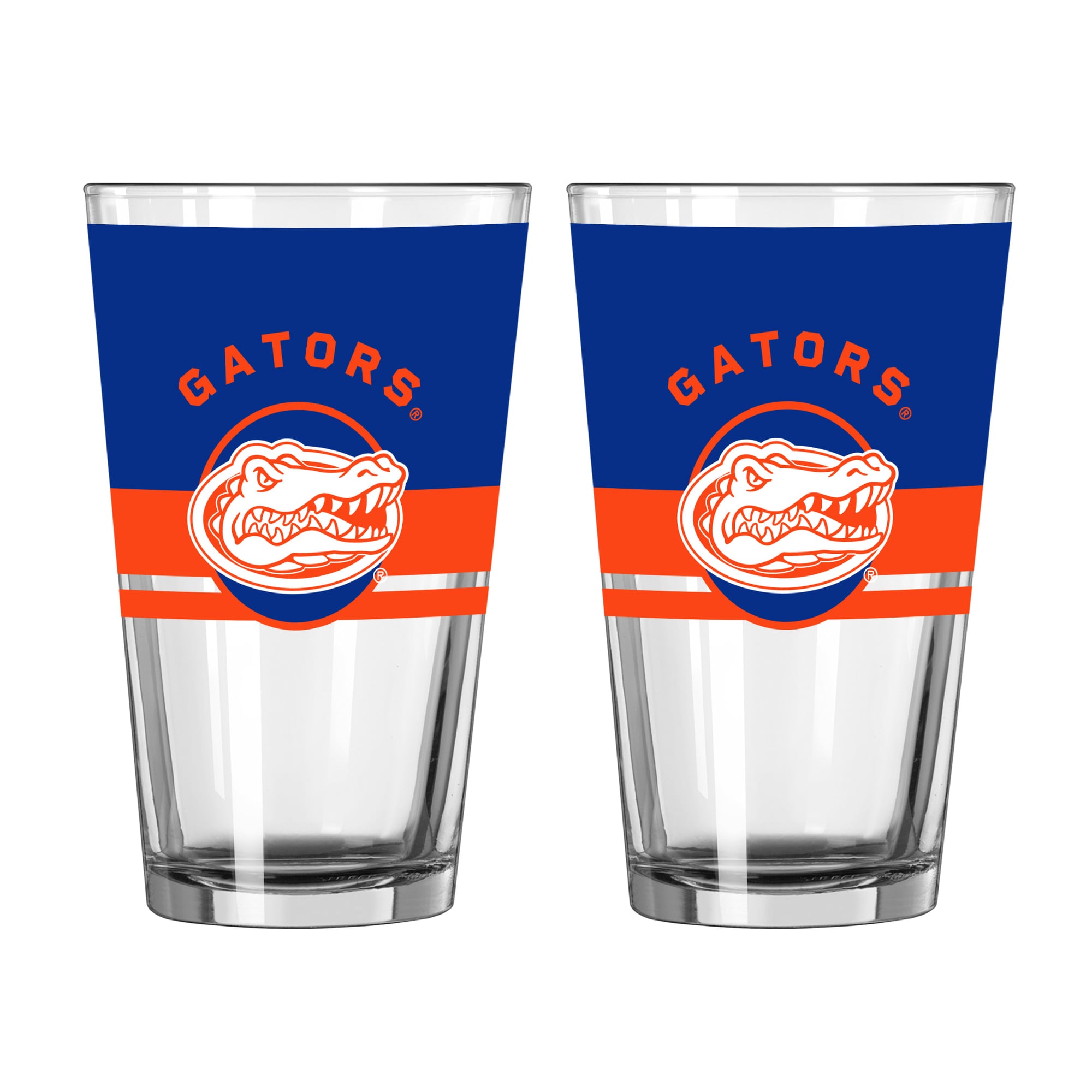 Ensemble de deux verres à bière Horizon 16 oz Logo Brands Florida Gators