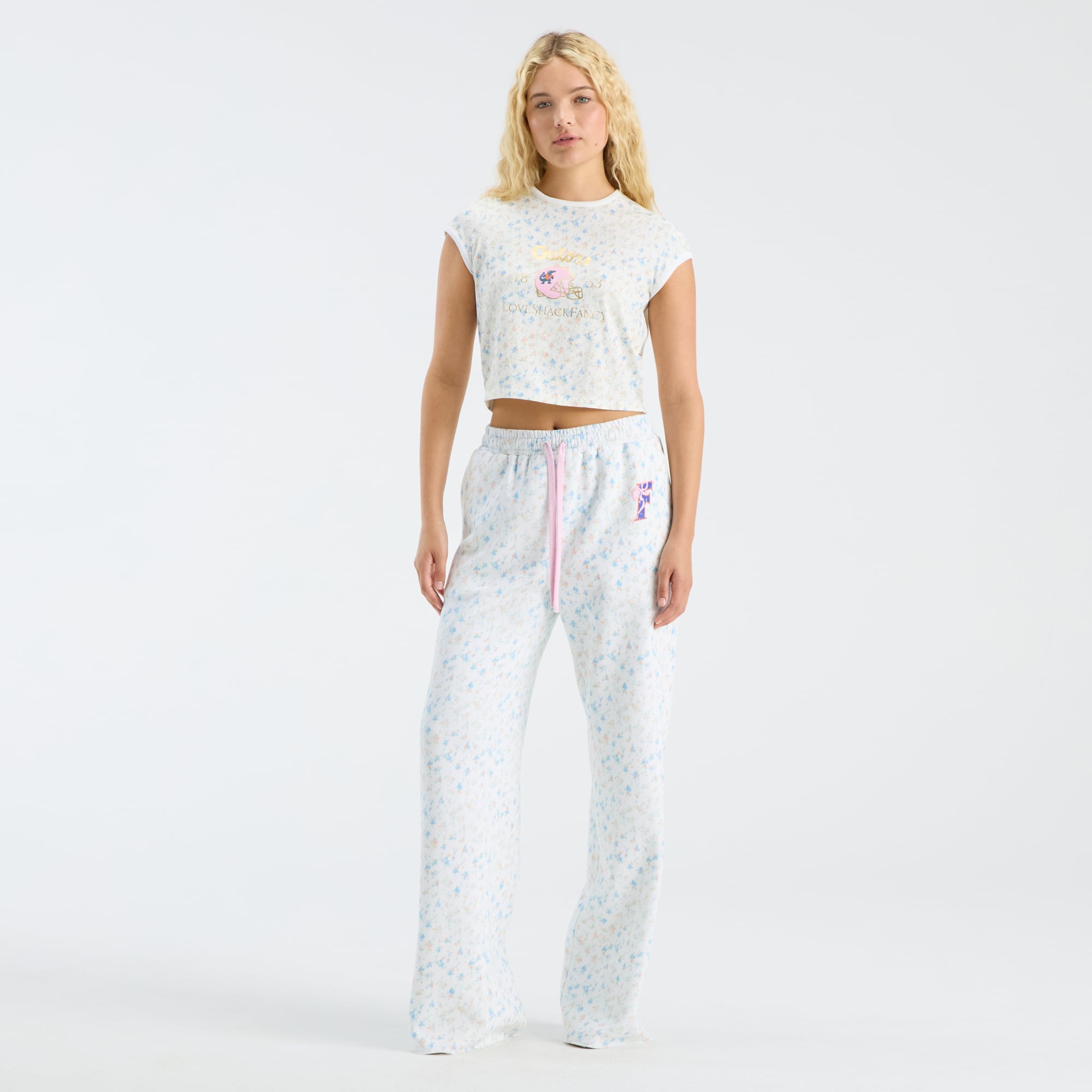 LoveShackFancy Women's Royal Florida Gators MaryKate Ringer T-Shirt