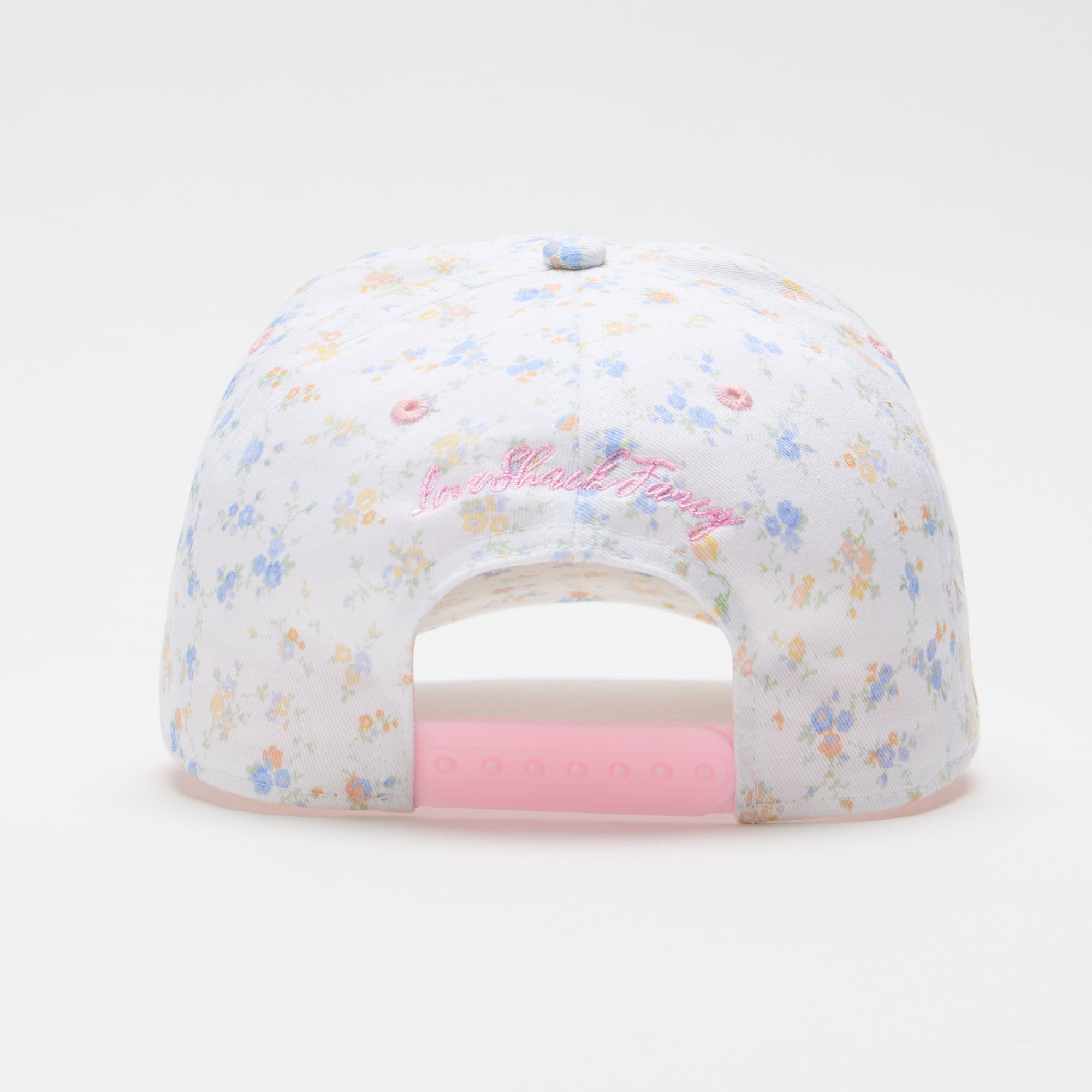 LoveShackFancy Women's White Florida Gators Floral Adjustable Hat