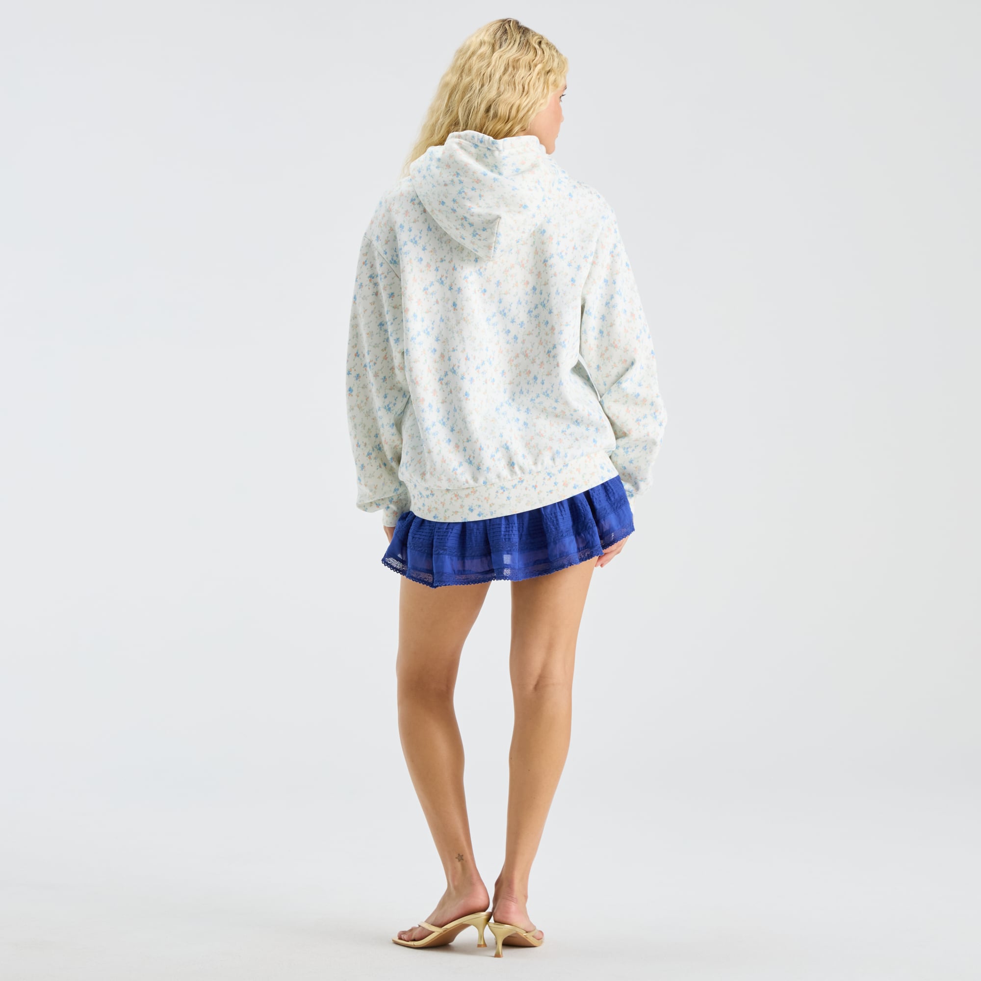 LoveShackFancy Women's White Florida Gators Nacova Hoodie