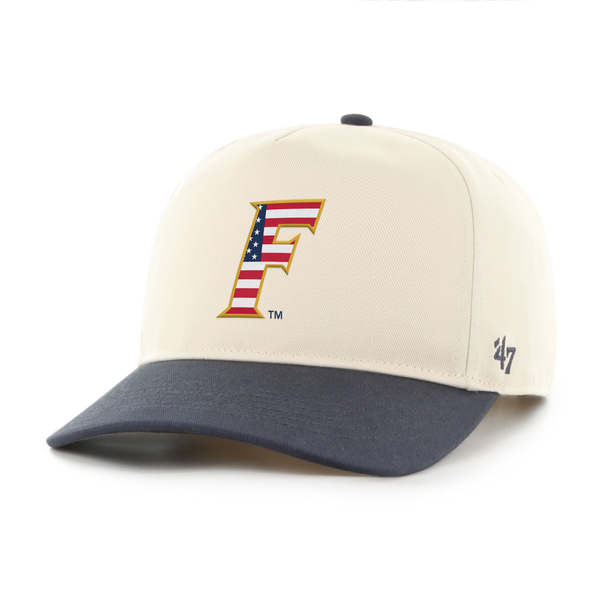 Casquette ajustable pour homme « 47 Natural/Marine Florida Gators » avec drapeau américain