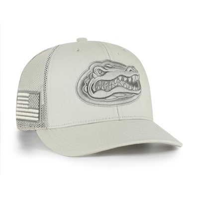 Florida Gators '47 Operation Hat Trick Adjustable Trucker Hat - Stone