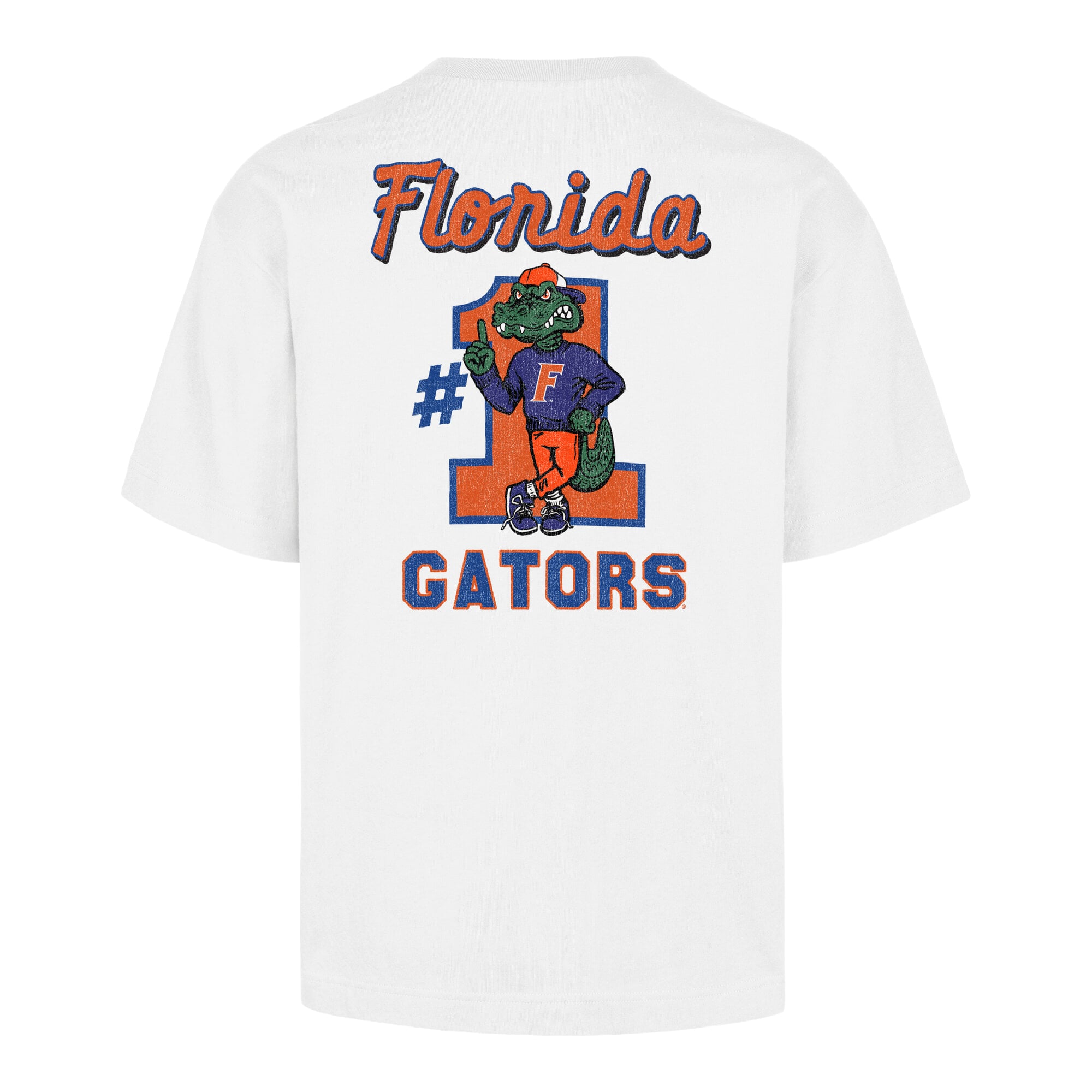T-shirt homme '47 White Florida Gators n°1 Mascot Foundation