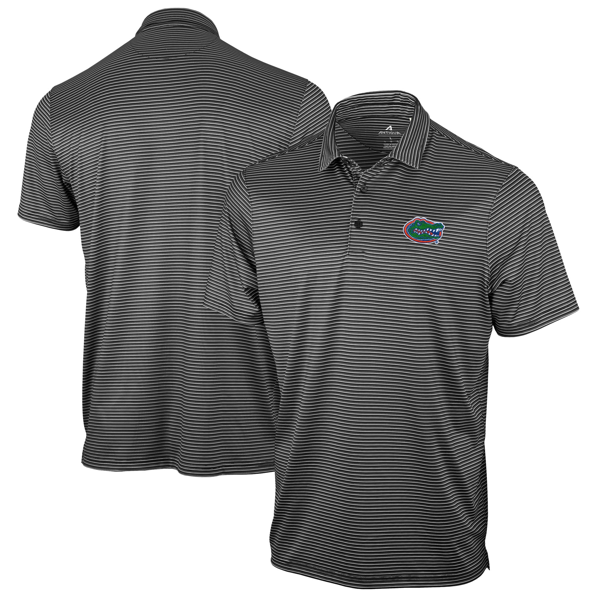 Polo Antigua noir pour homme Florida Gators Eager
