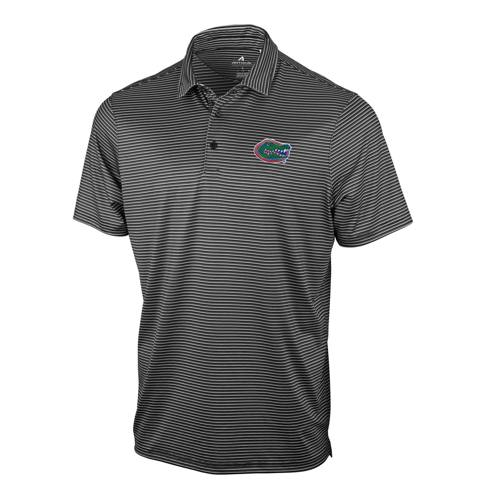 Polo Antigua noir pour homme Florida Gators Eager