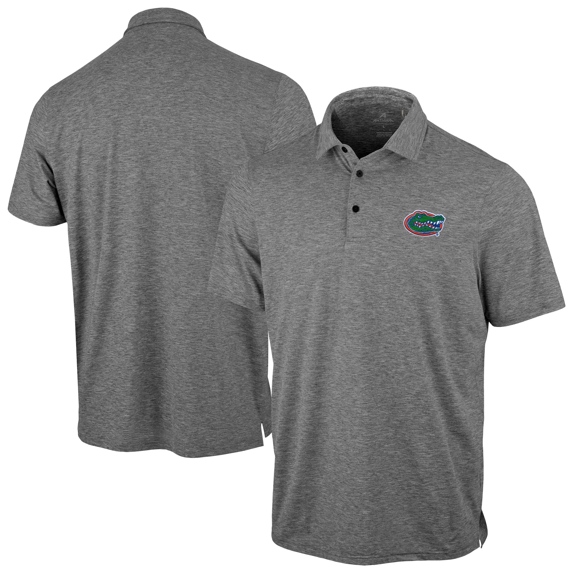 Polo statique Antigua Heather Florida Gators pour homme