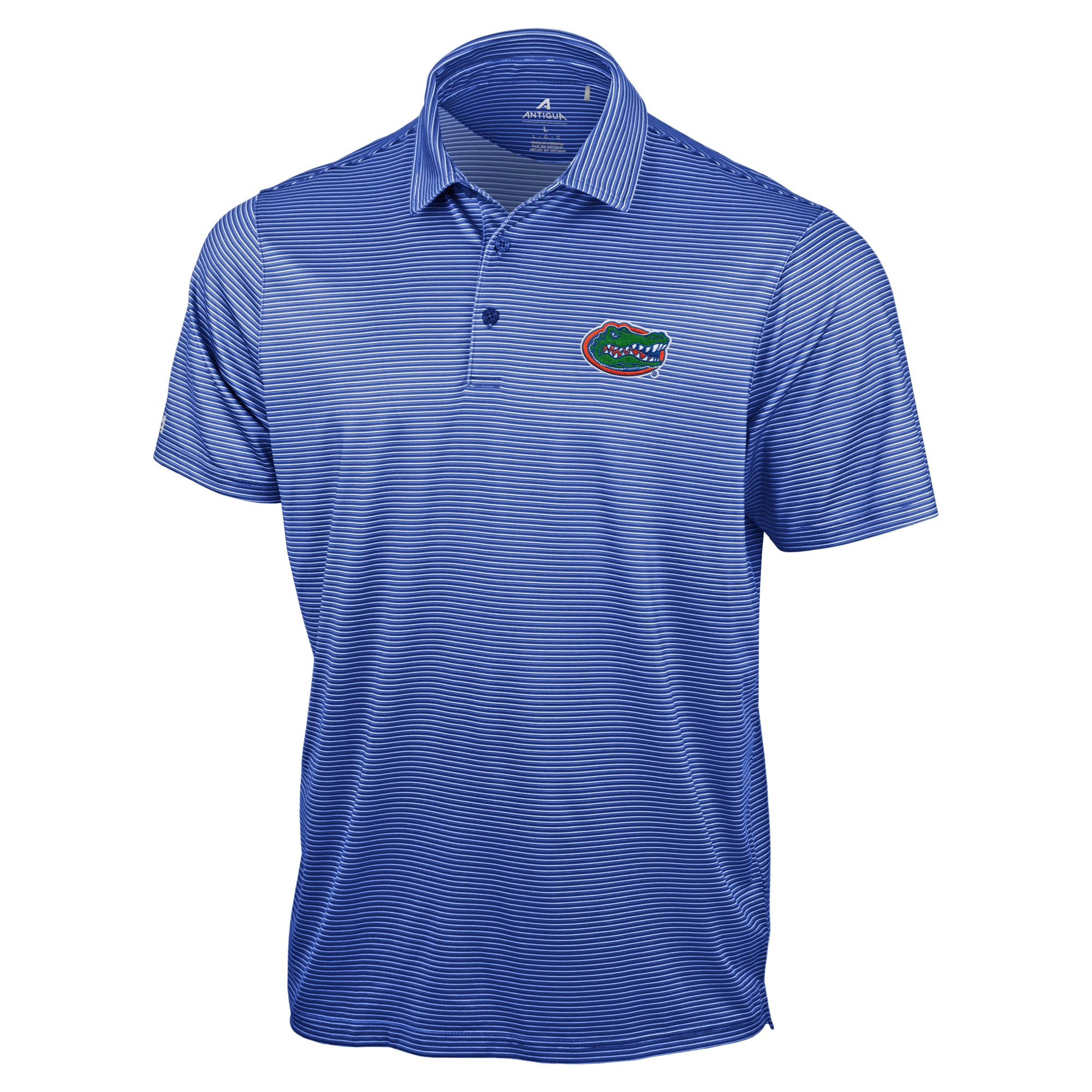 Men's Antigua Royal Florida Gators Lineage Polo