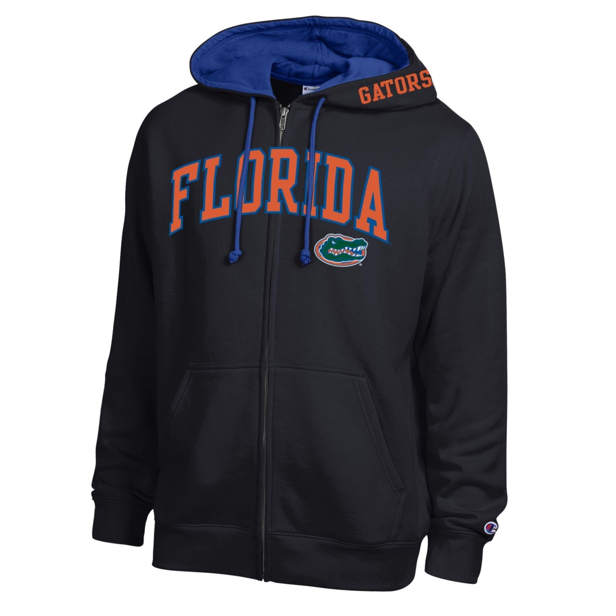 Sweat à capuche zippé en polaire Champion noir Florida Gators pour homme