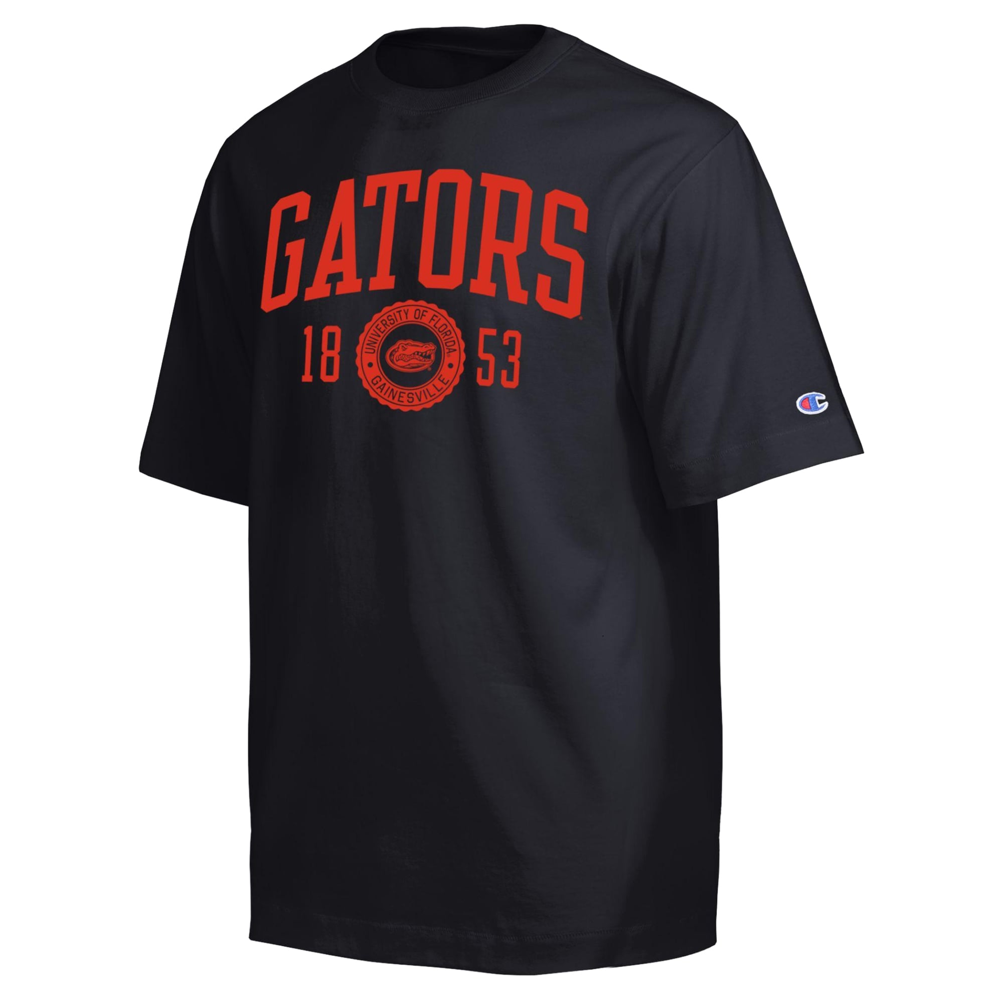 Men's Champion Black Florida Gators Established Tradition Heavyweight T-Shirt