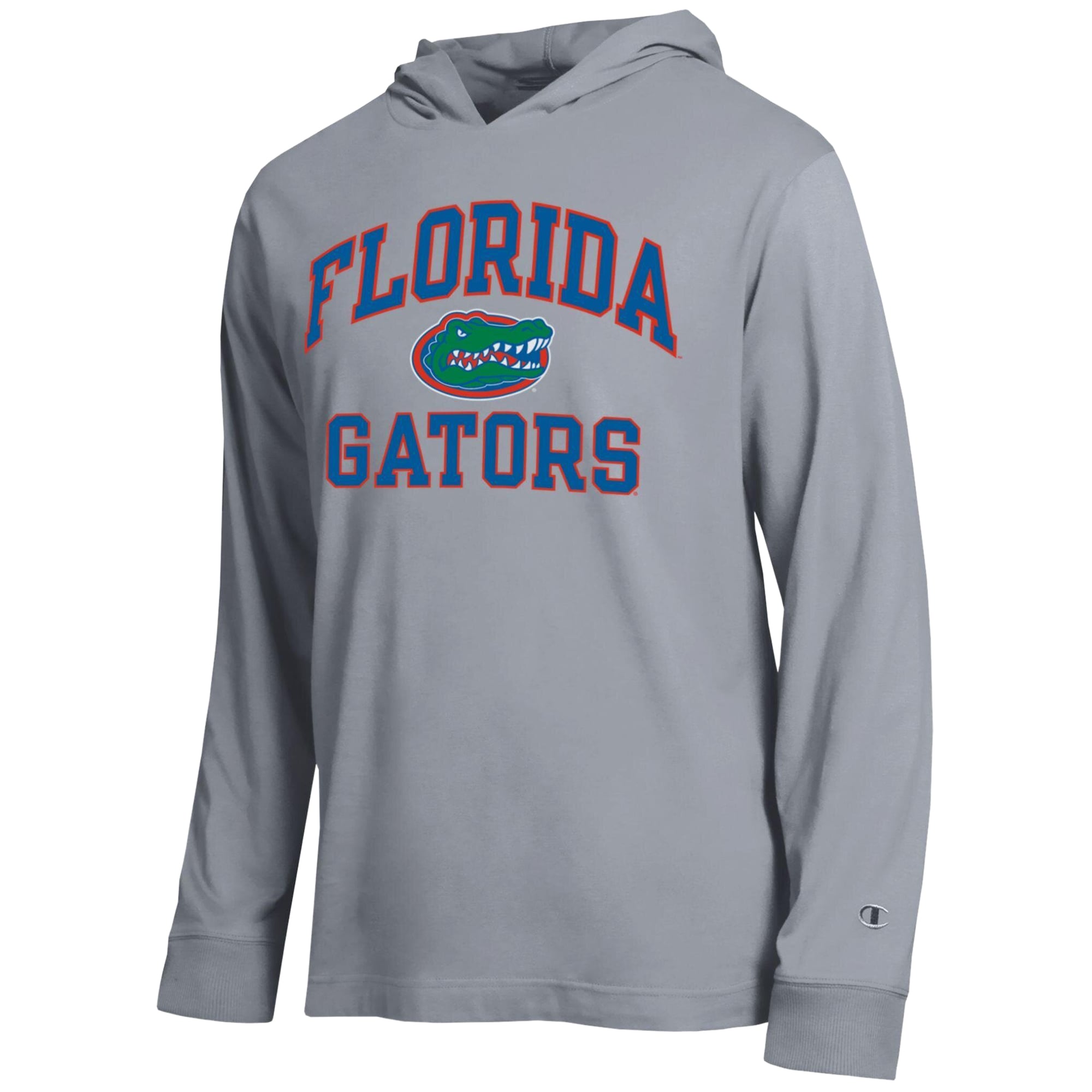T-shirt à capuche manches longues Champion Heather Gray Florida Gators High Motor All-Star pour homme