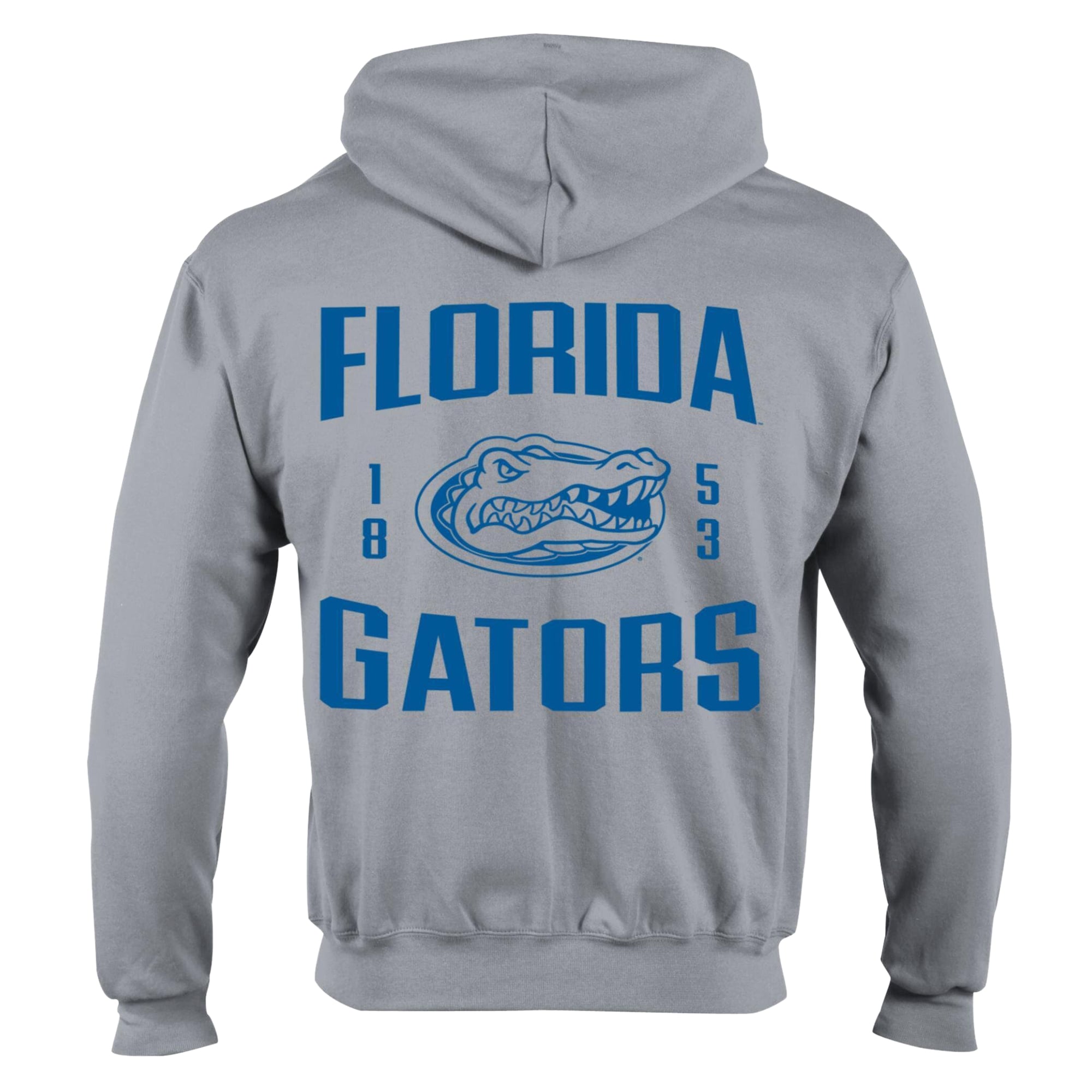 Men's Champion  Heather Gray Florida Gators Varsity Powerblend Full-Zip Fleece Hoodie