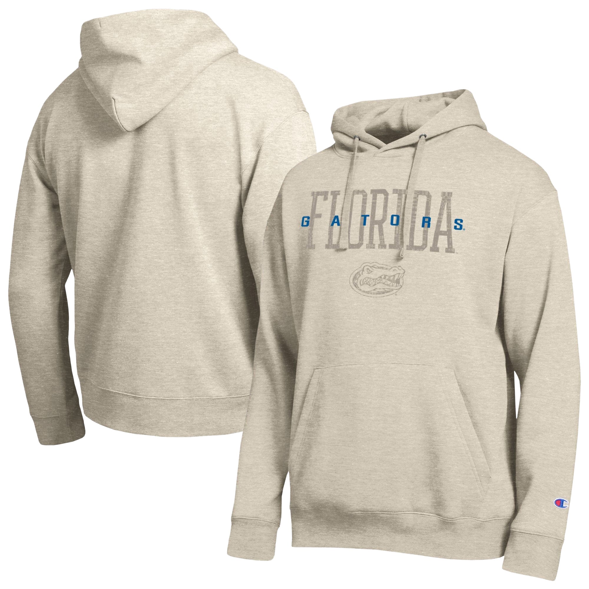 Men's Champion Oatmeal Florida Gators All-Star Neutral Stack Hoodie
