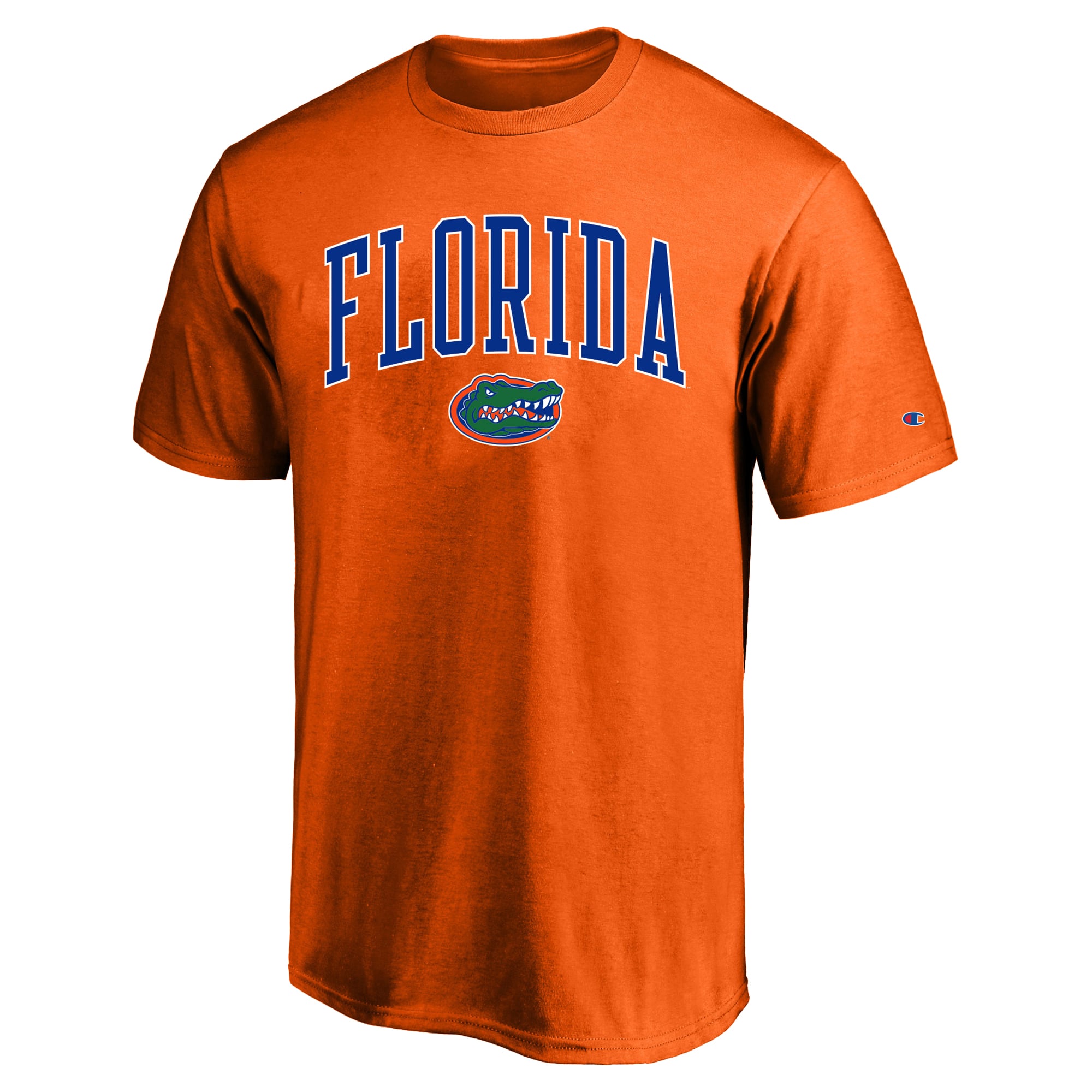 T-shirt homme Champion Orange Florida Gators Grandes Tailles avec logo Arch Over