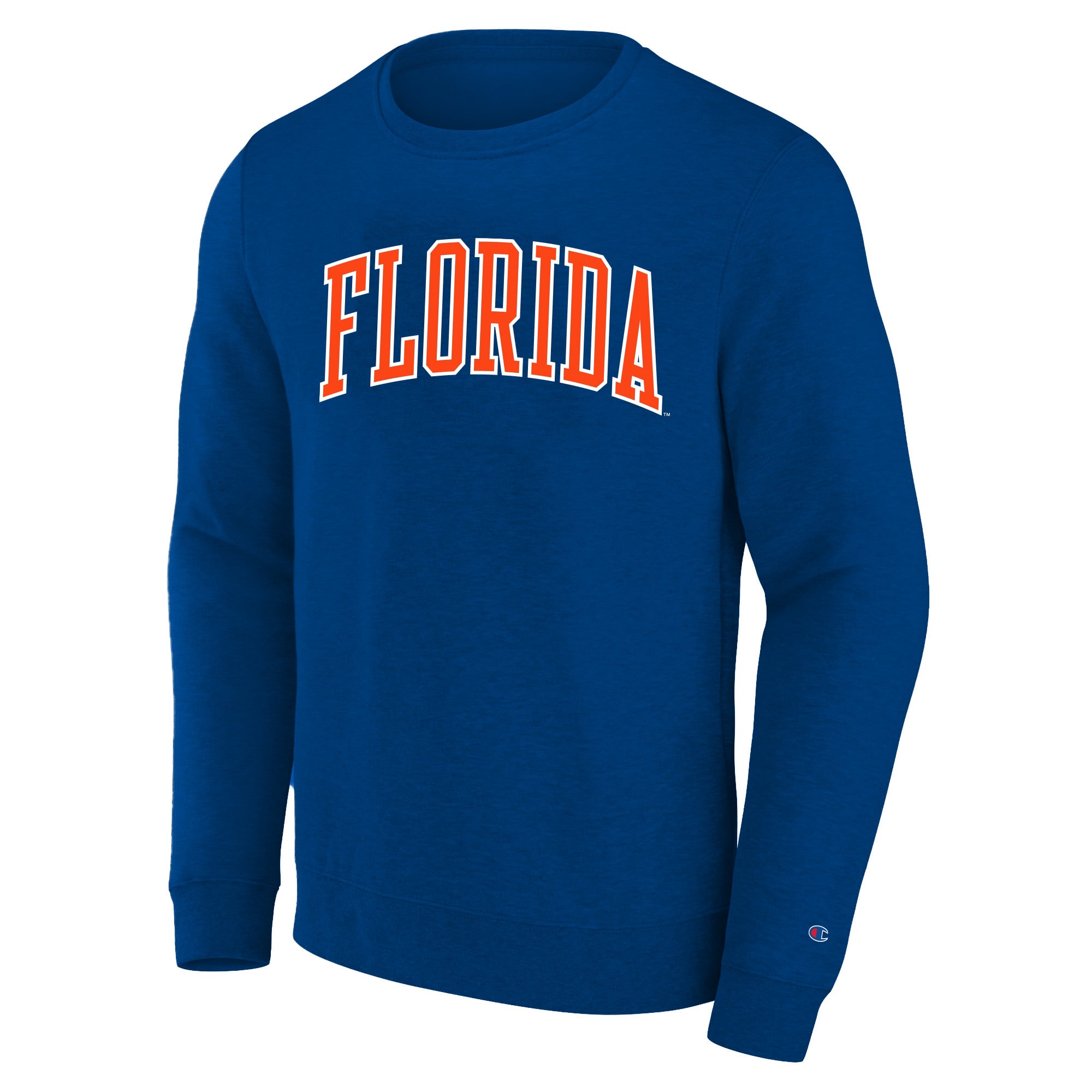 Sweat-shirt Champion Royal Florida Gators pour homme, grandes tailles, avec applique en forme d'arche.