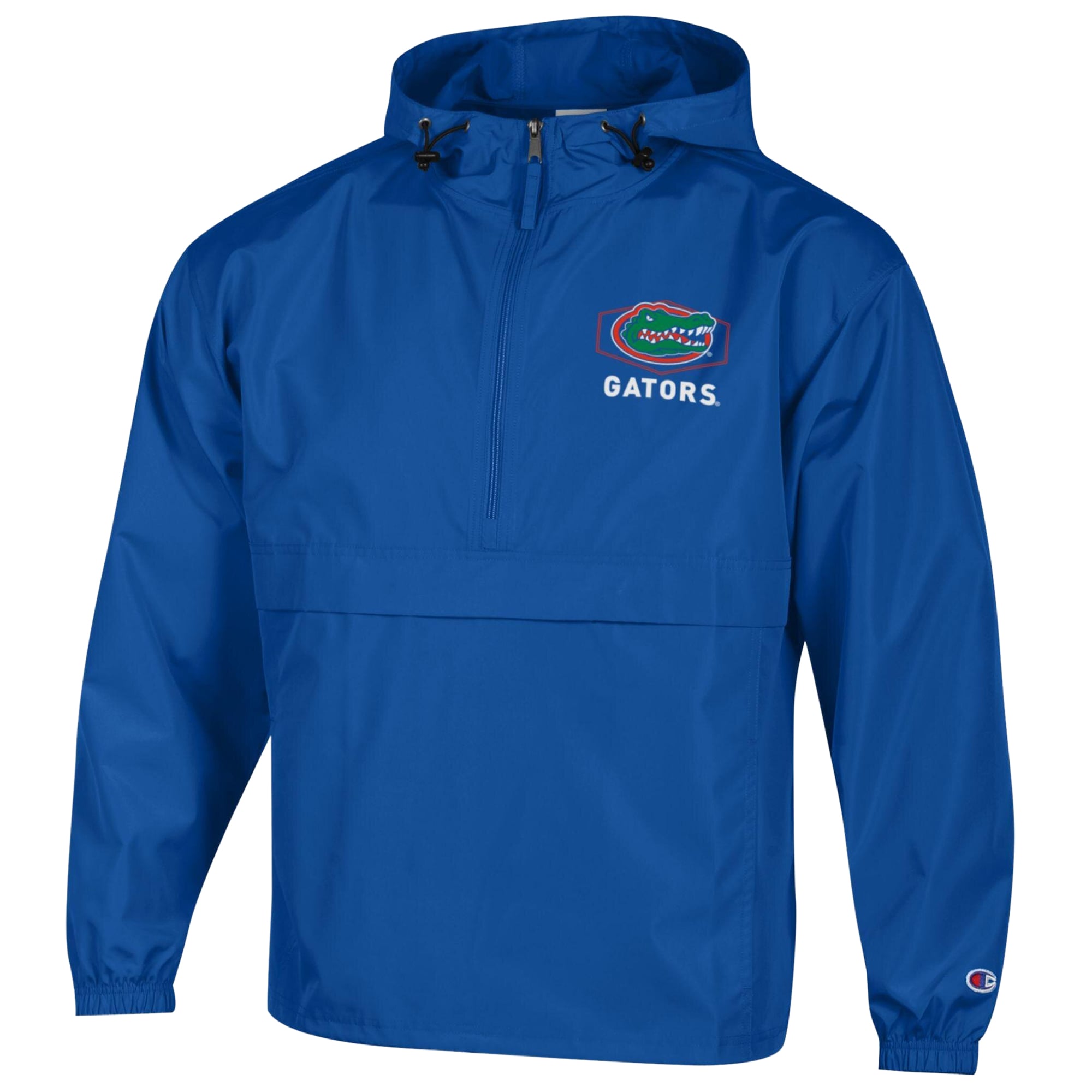 Men's Champion Royal Florida Gators Delay Packable Half-Zip Jacket
