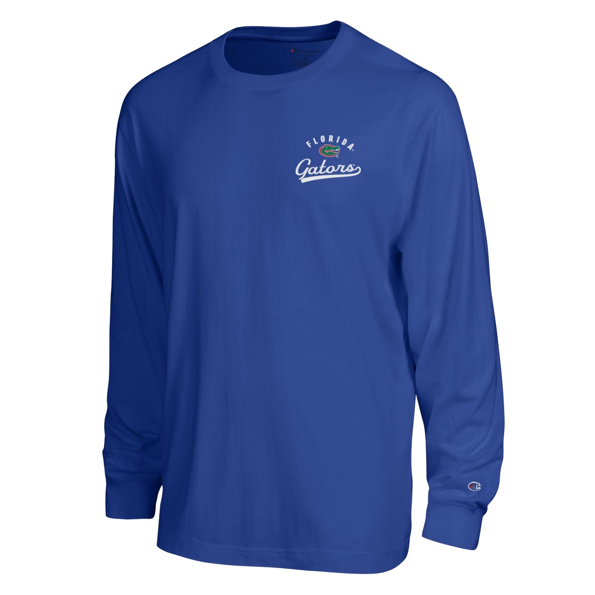 Men's Champion  Royal Florida Gators Laminated All-Star Long Sleeve T-Shirt