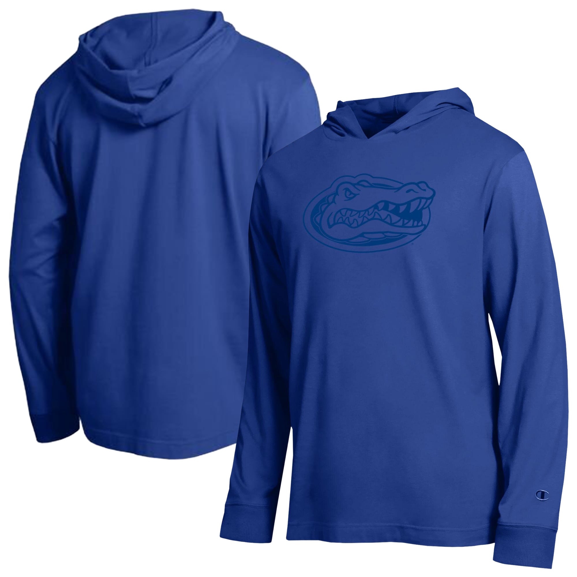 Men's Champion  Royal Florida Gators Tonal All-Star Long Sleeve Hooded T-Shirt