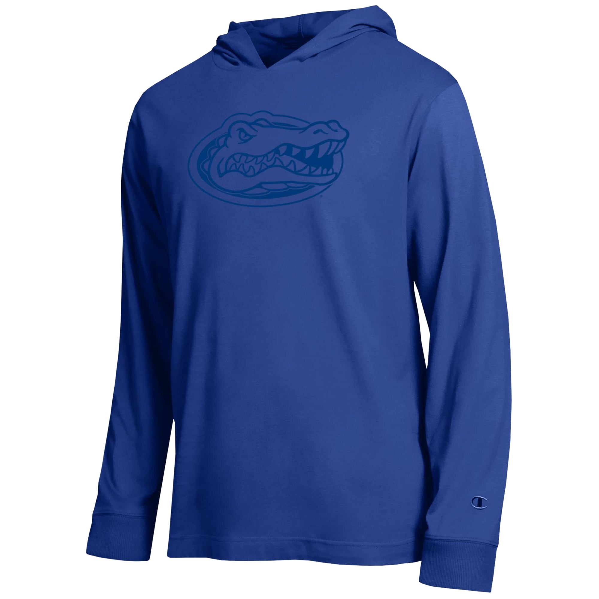 Men's Champion  Royal Florida Gators Tonal All-Star Long Sleeve Hooded T-Shirt