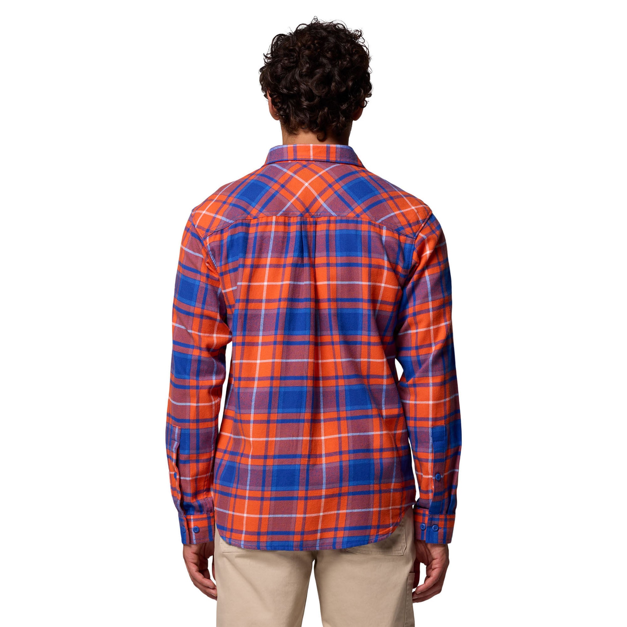 Chemise boutonnée à manches longues en flanelle Omni-Wick orange Florida Gators de Columbia pour homme