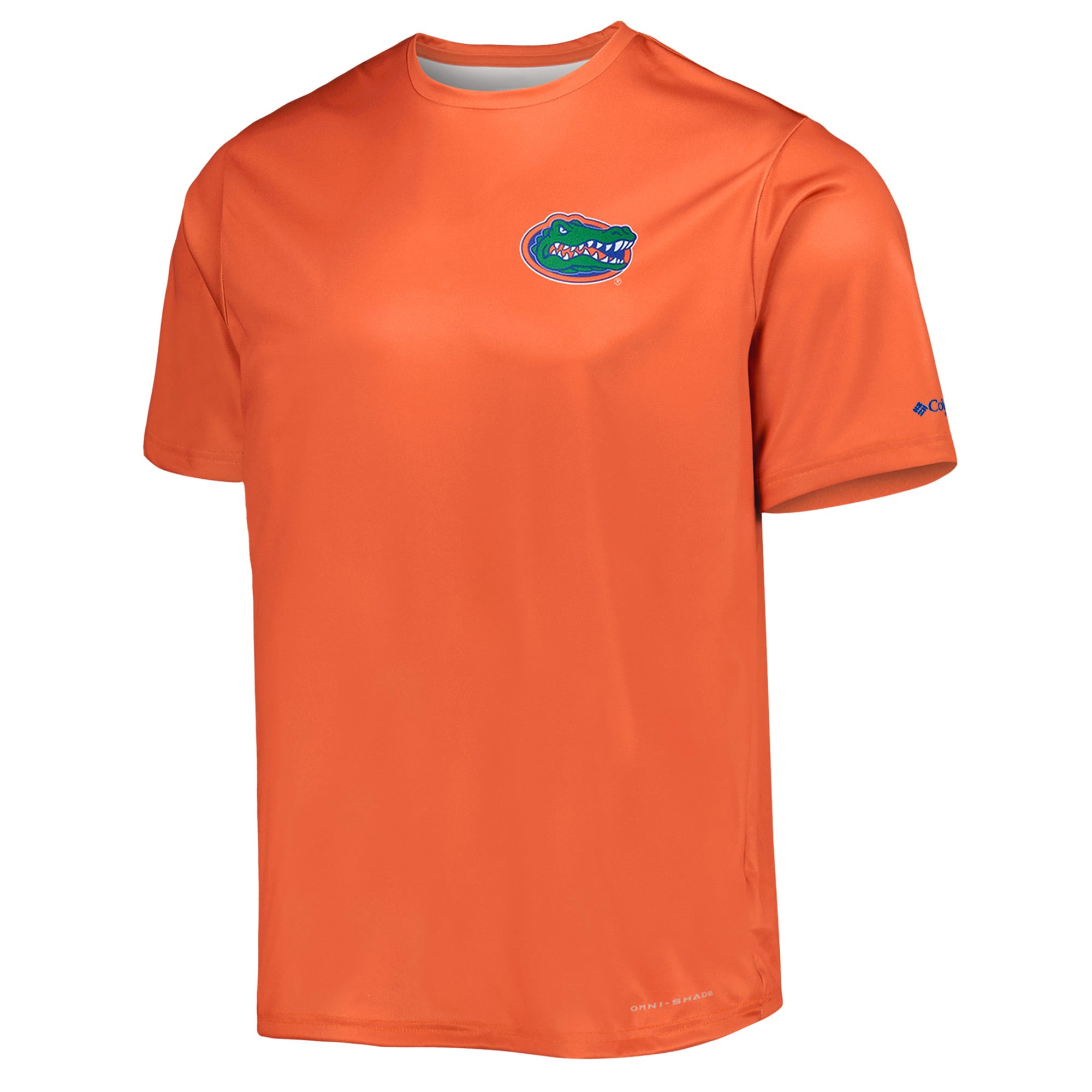 Men's Columbia Orange Florida Gators Terminal Tackle State Omni-Shade T-Shirt