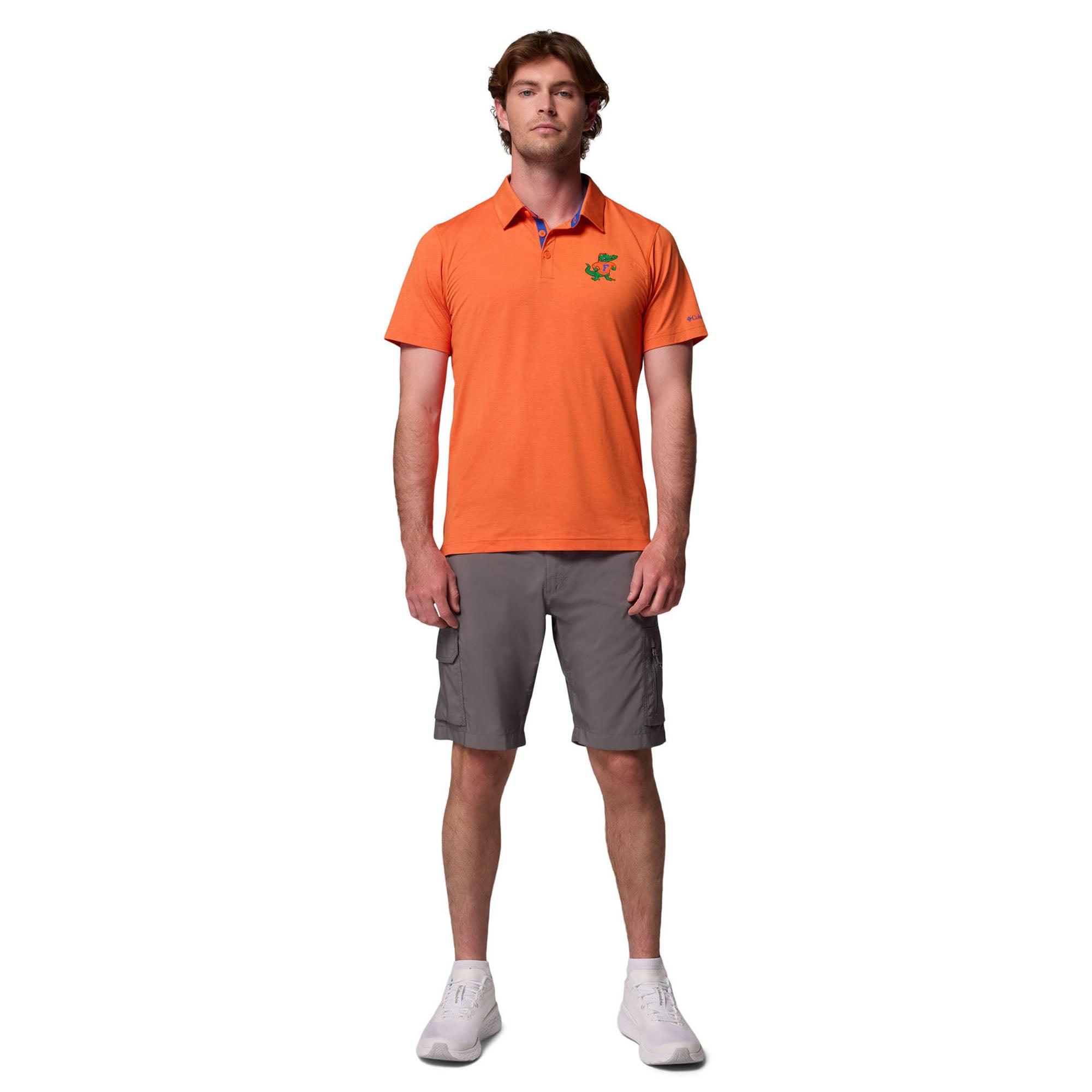 Polo Columbia Orange Florida Gators Trail Omni-Shade pour homme