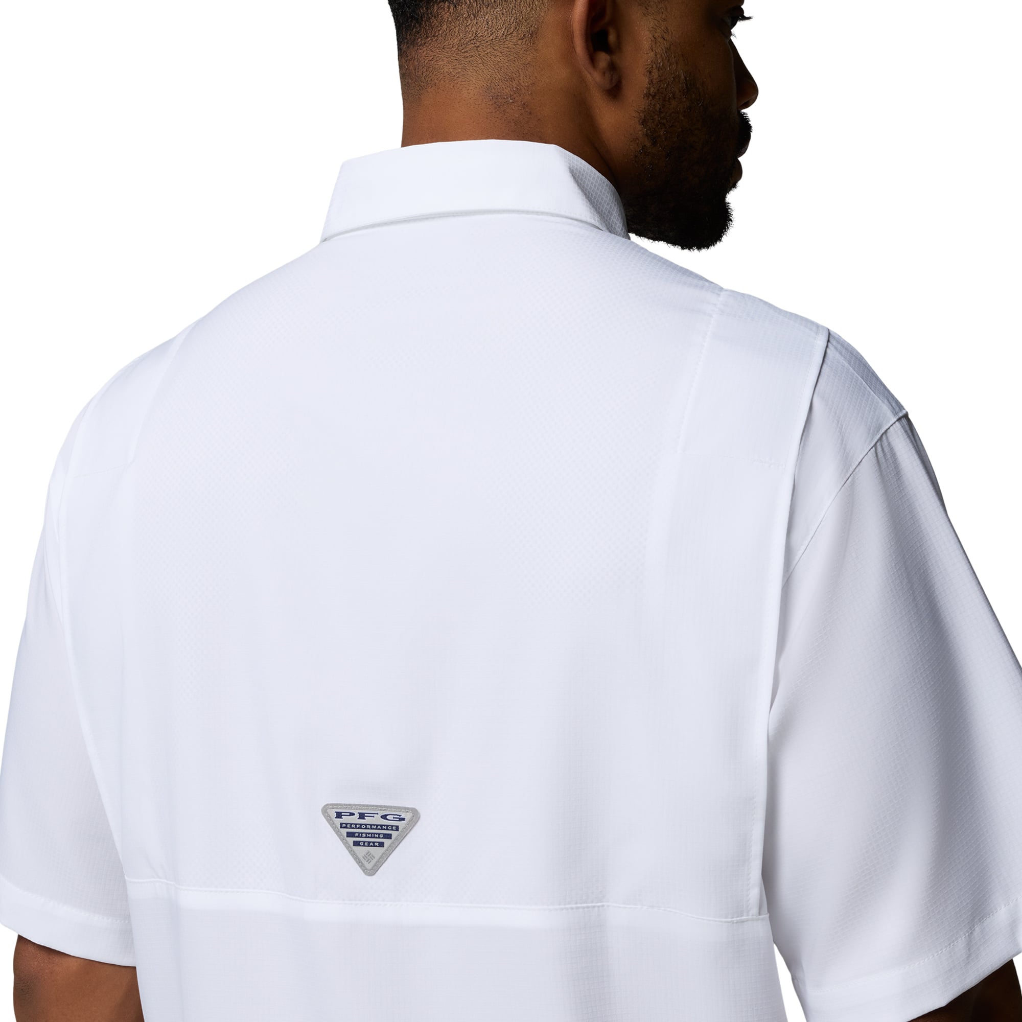 Chemise boutonnée Columbia blanche Florida Gators Tamiami Omni-Shade pour homme