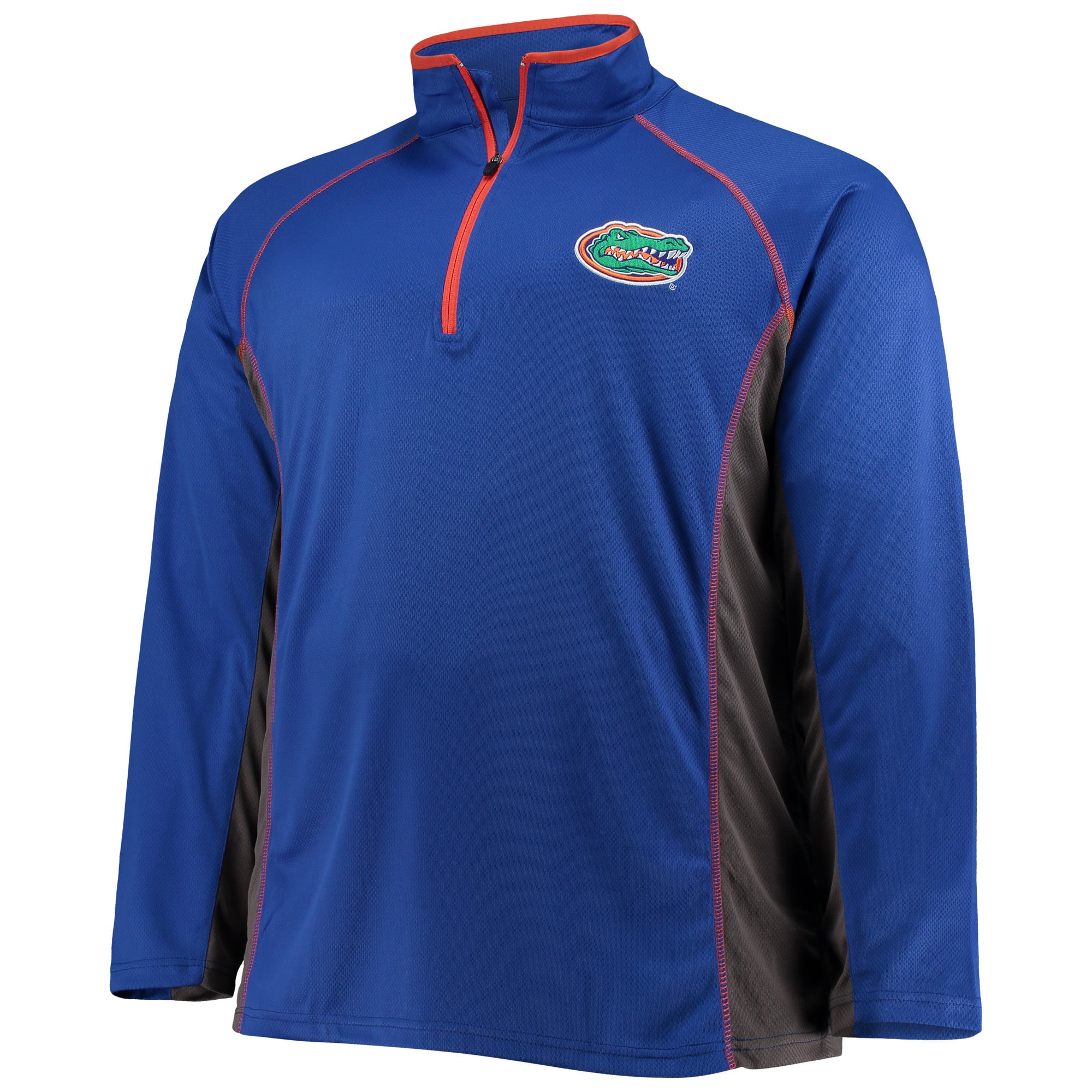 Veste raglan à quart de zip pour homme Fanatics Royal Florida Gators grandes tailles