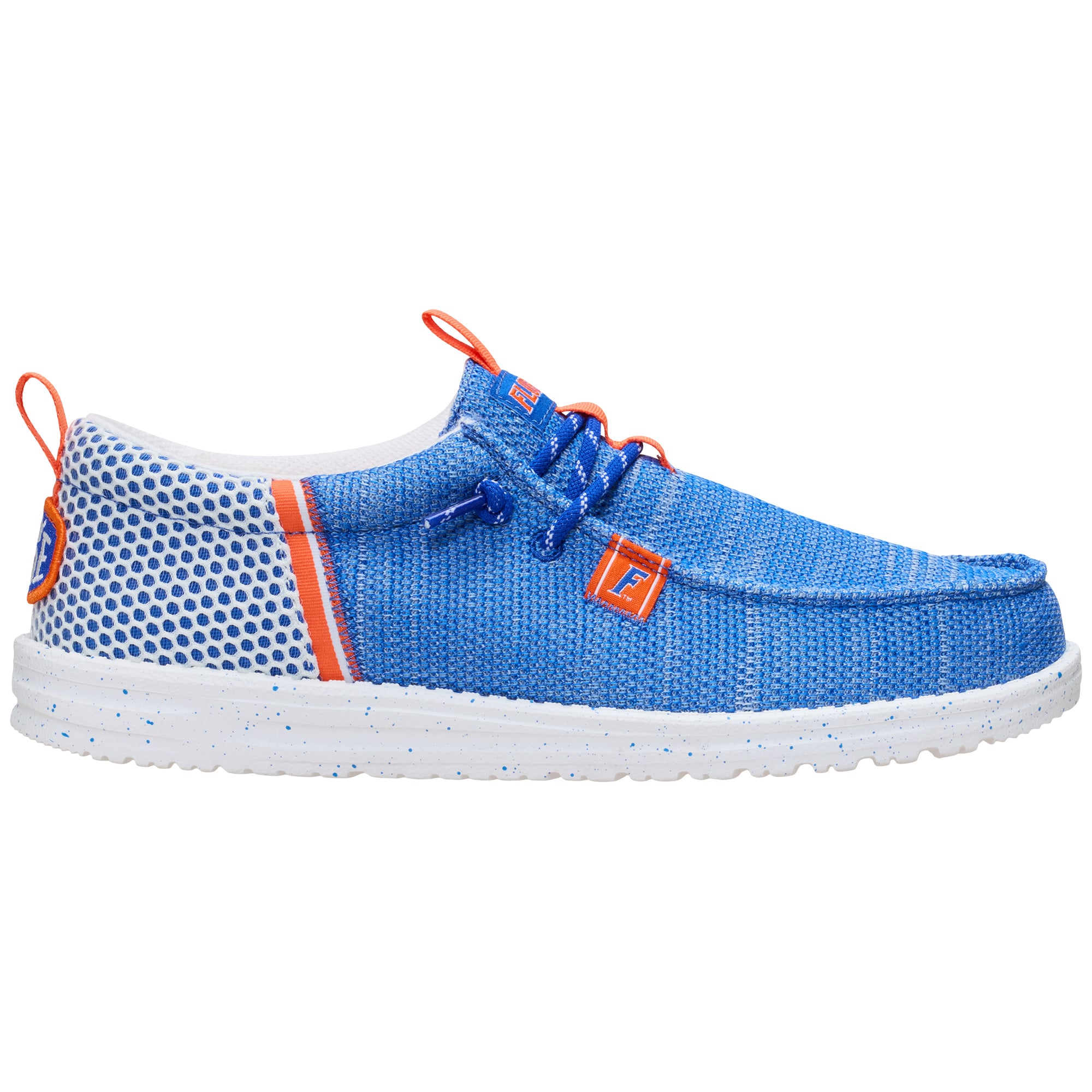 Men's Hey Dude Royal Florida Gators Wally Stretch Sox Shoes