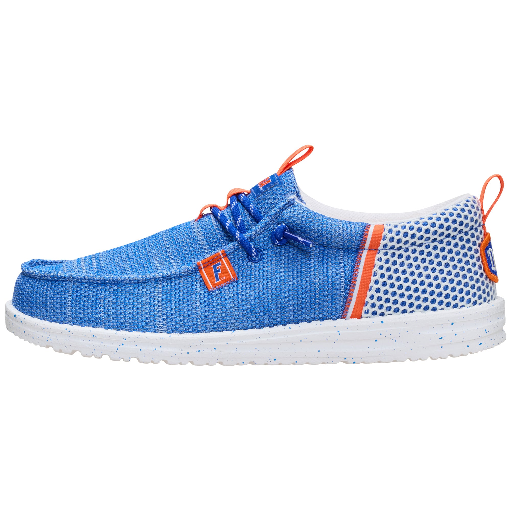 Men's Hey Dude Royal Florida Gators Wally Stretch Sox Shoes