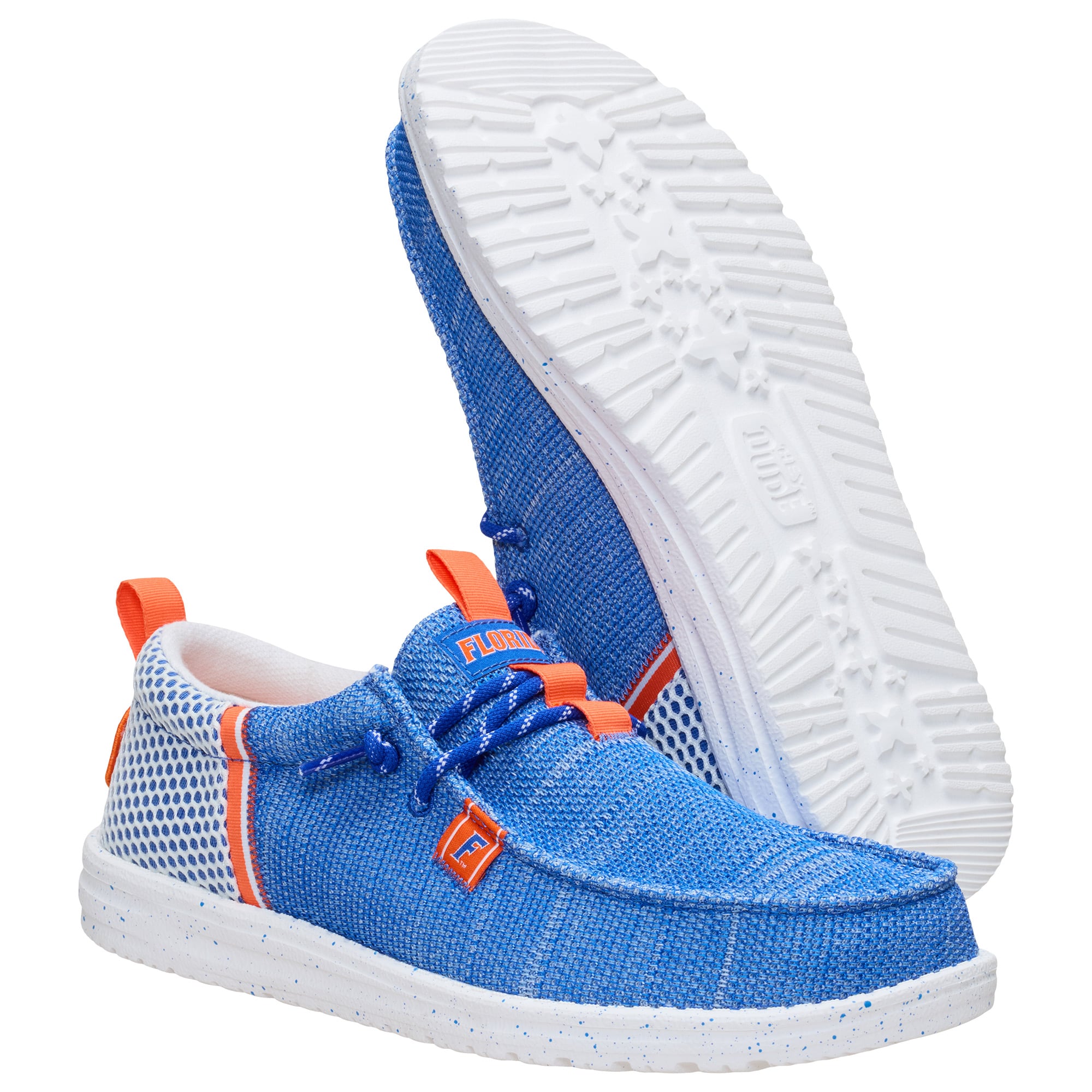 Men's Hey Dude Royal Florida Gators Wally Stretch Sox Shoes