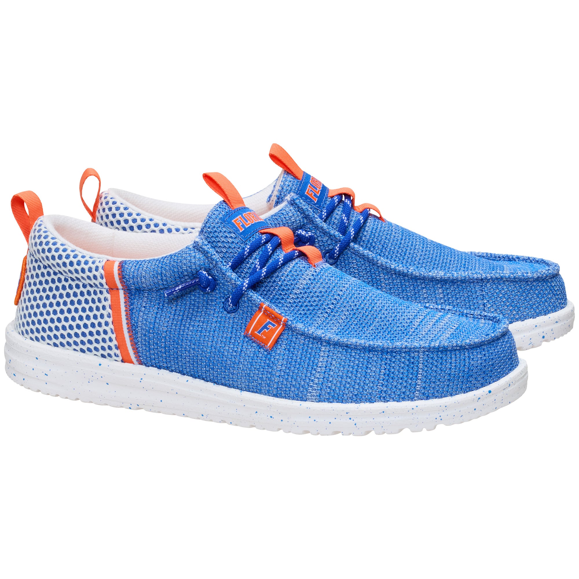 Men's Hey Dude Royal Florida Gators Wally Stretch Sox Shoes