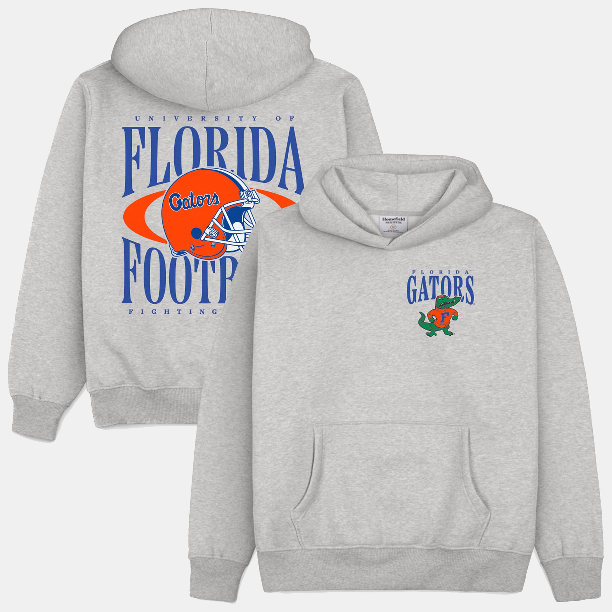Sweat à capuche épais gris domicile pour homme des Florida Gators (football américain)